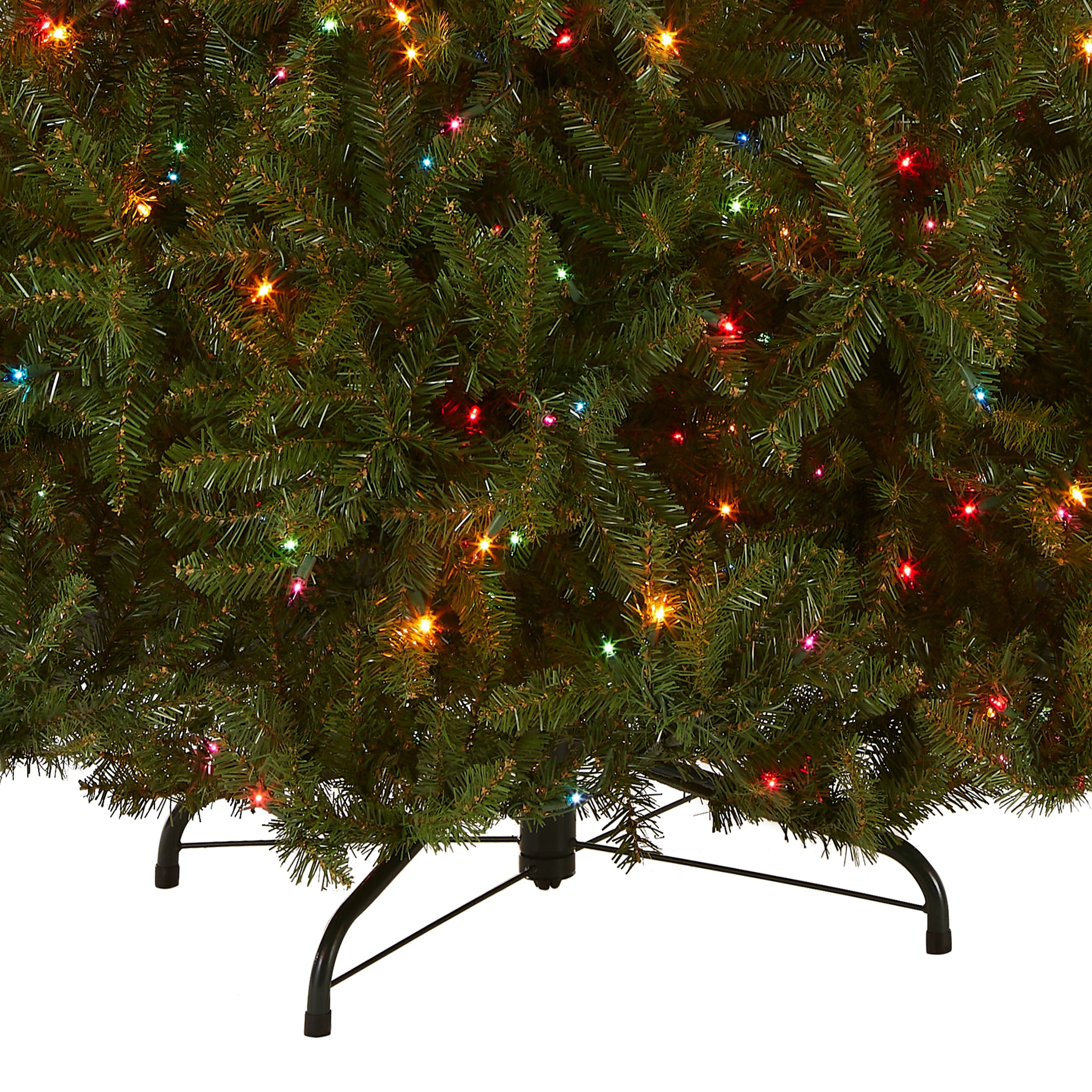 6.5 ft. Pre-Lit Dunhill Fir Tree with Multicolor Lights