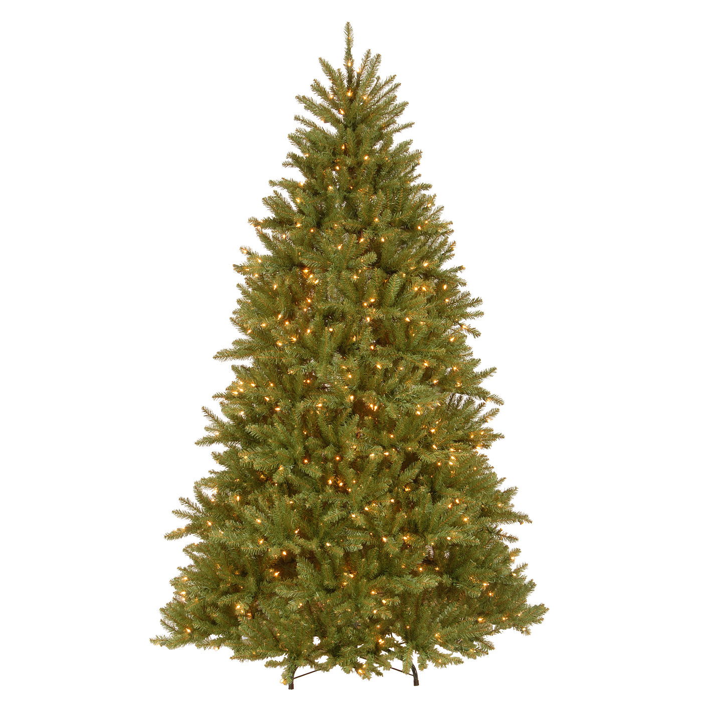 7.5 ft. Pre-Lit Dunhill Fir Hinged Tree with Clear Lights
