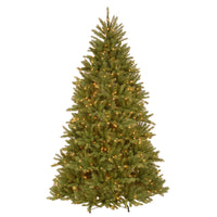 7.5 ft. Pre-Lit Dunhill Fir Hinged Tree with Clear Lights