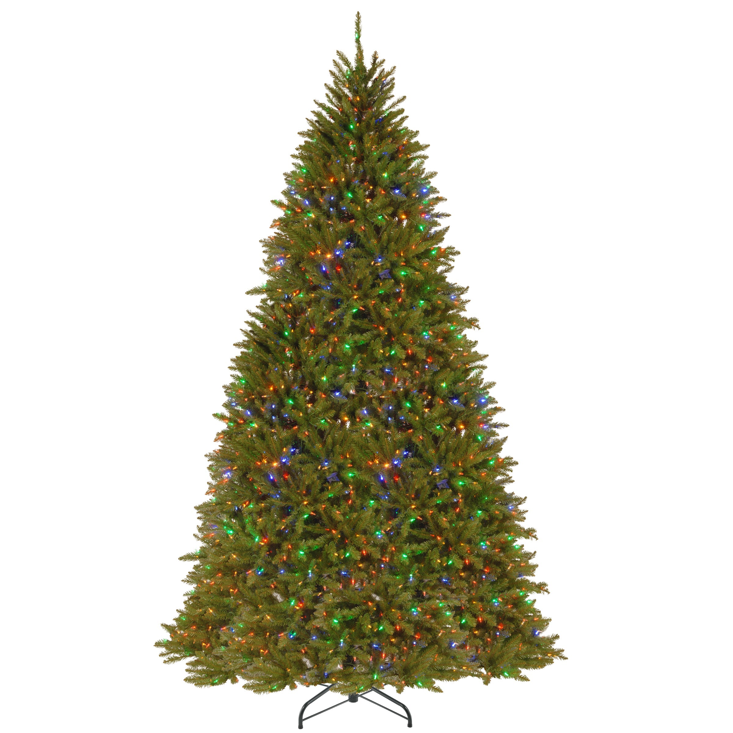 10 ft.Pre-Lit Dunhill Fir Tree with PowerConnect Dual Color LED Lights