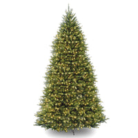 12 ft. Pre-Lit Dunhill Fir Tree with PowerConnect Dual Color LED Lights