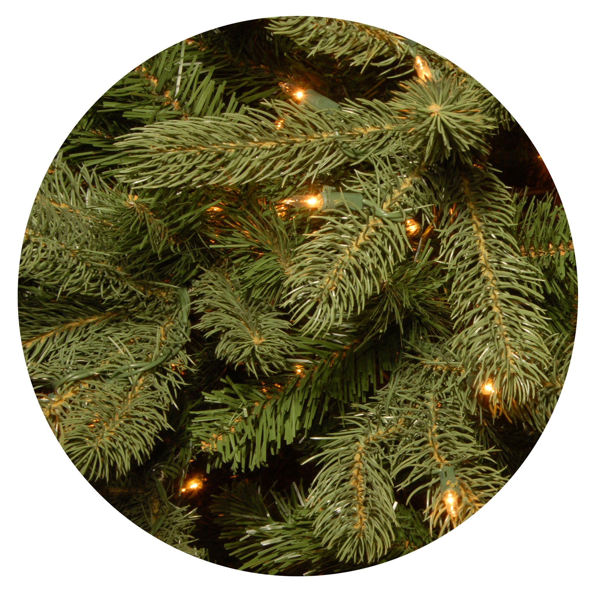 4.5 ft. Pre-Lit Downswept Douglas Fir Tree with Clear Lights