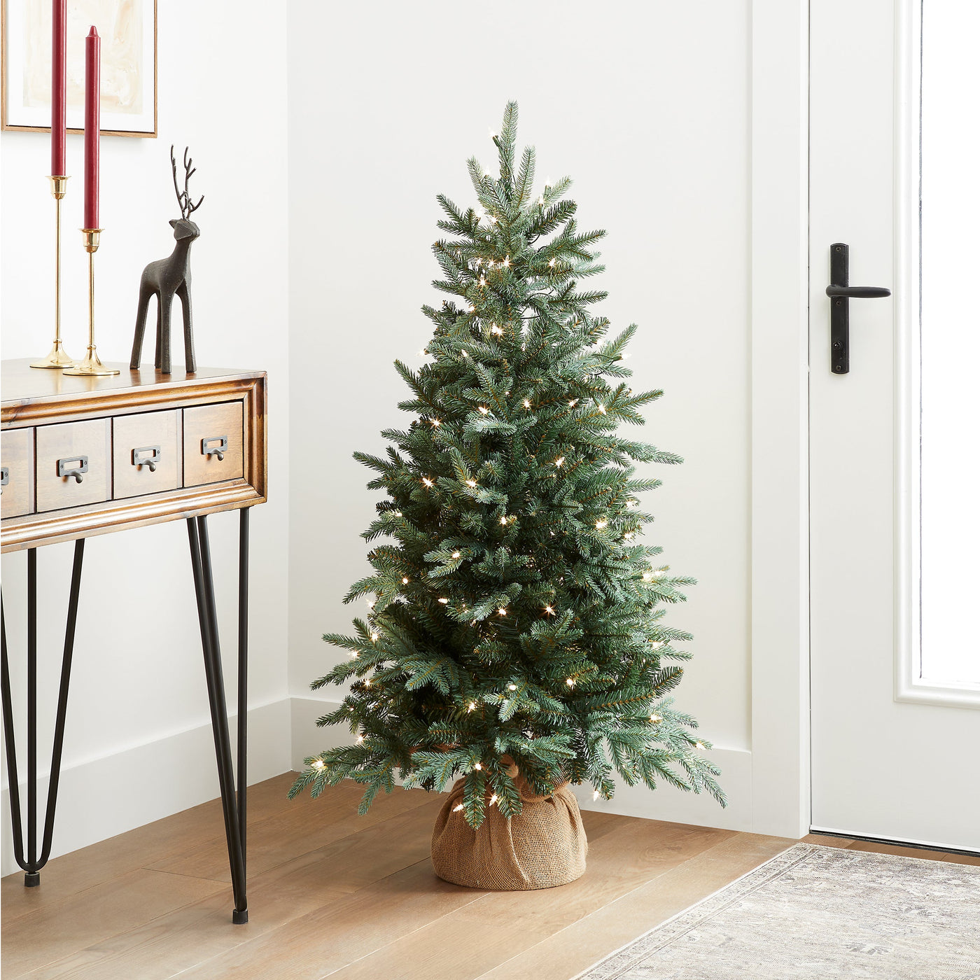 4 ft. Pre-Lit Everyday Collection Tree with Clear Lights