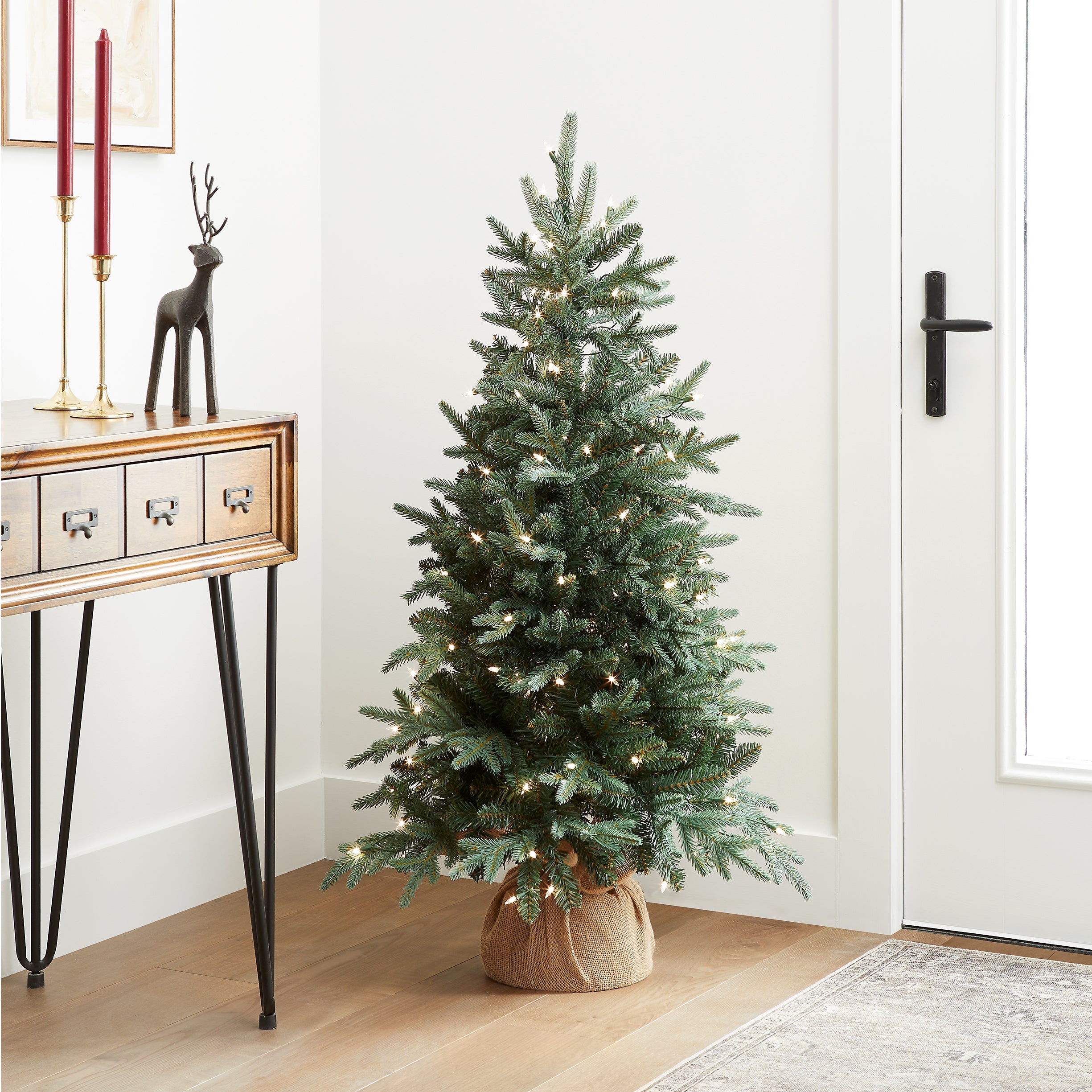 4 ft. Pre-Lit Everyday Collection Tree with Clear Lights