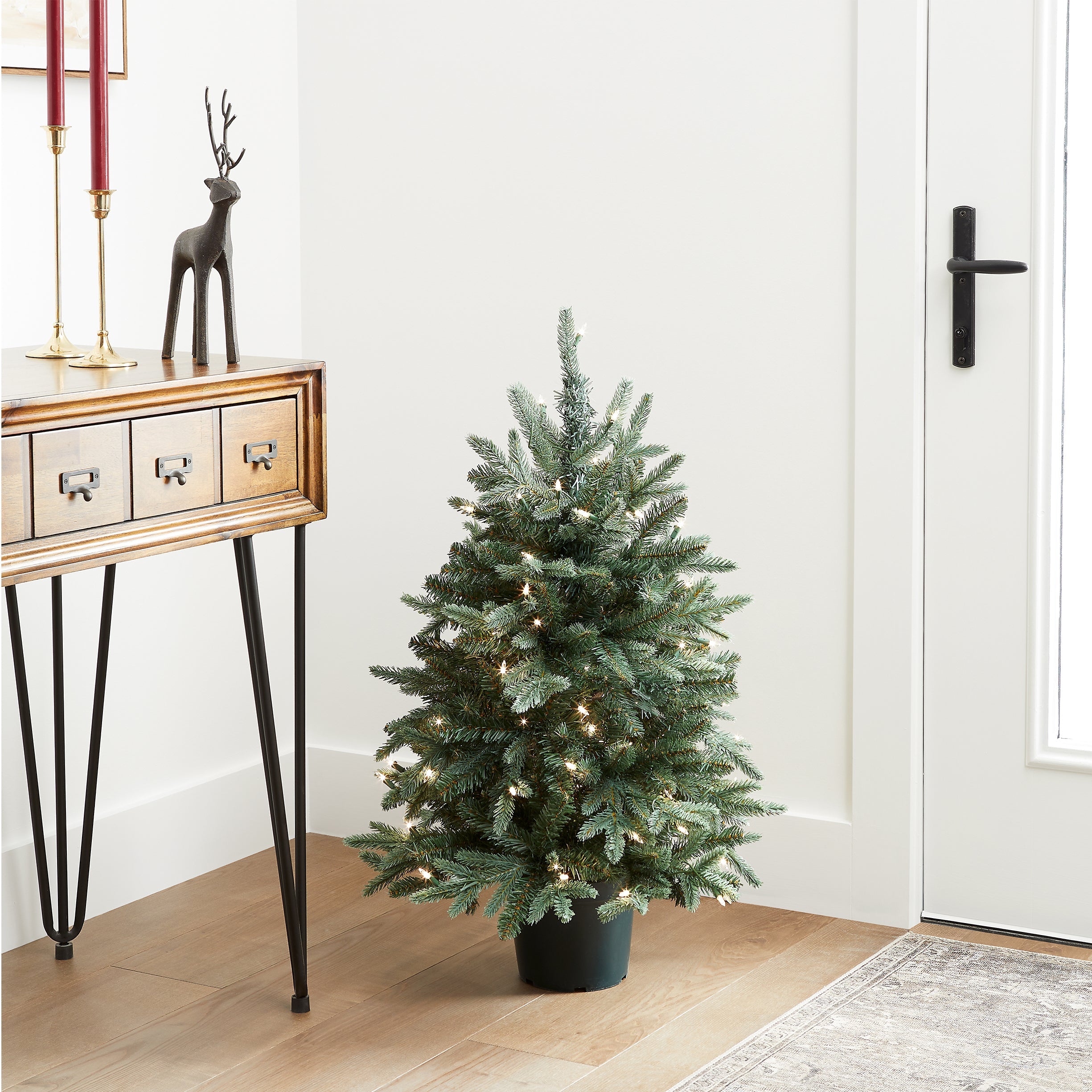 3 ft. Pre-Lit Everyday Collection Tree with Clear Lights