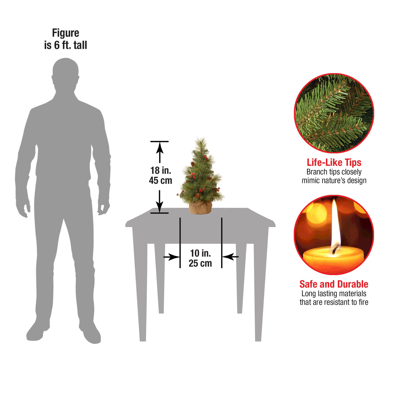 18 in.Everyday Collection Tree