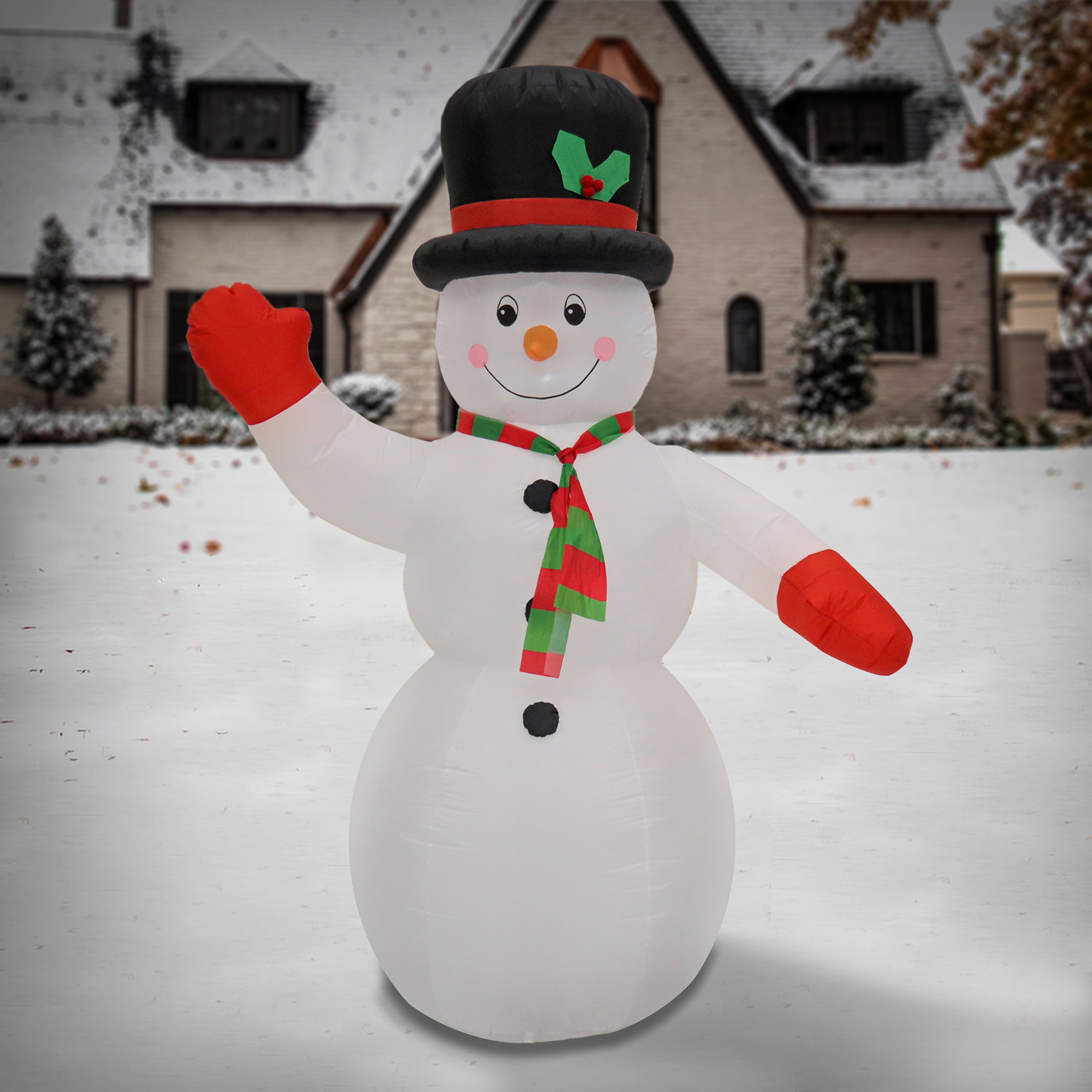 8 ft. Inflatable Prelit Snowman