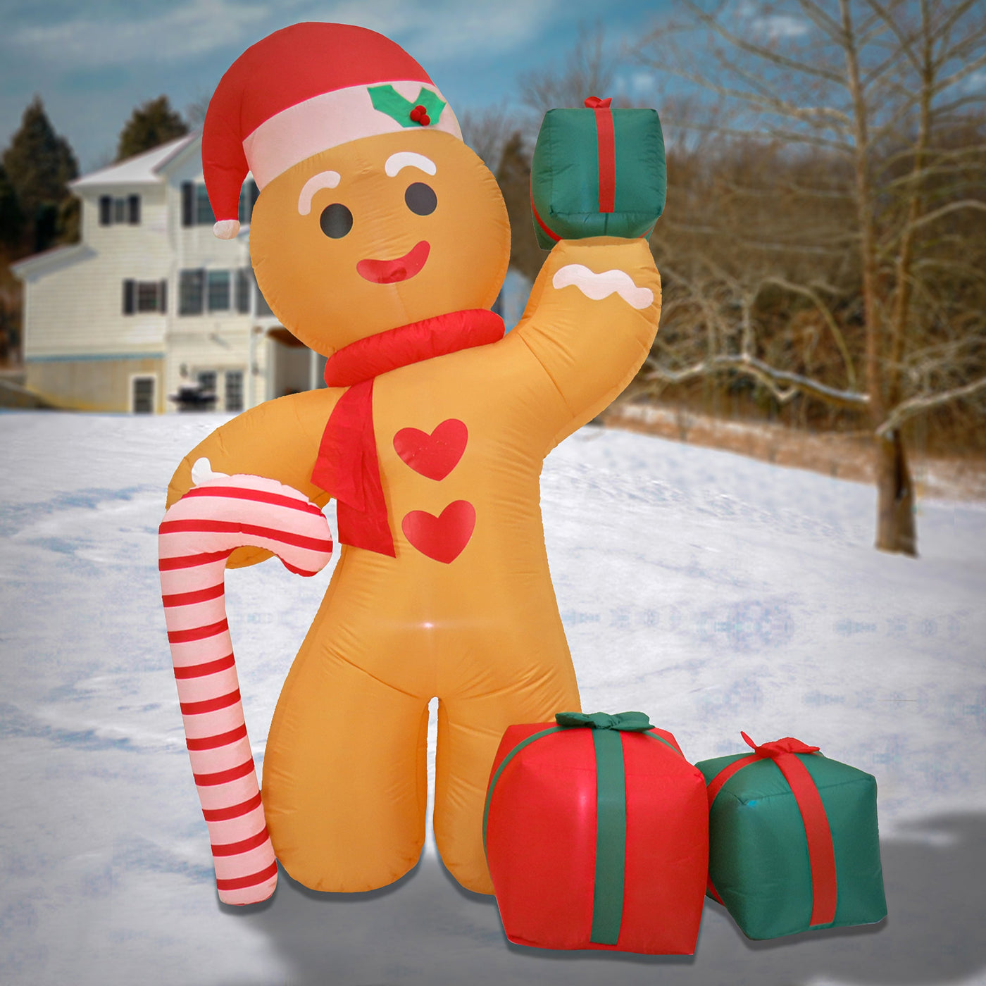 8 ft. Inflatable Blow Up Gingerman