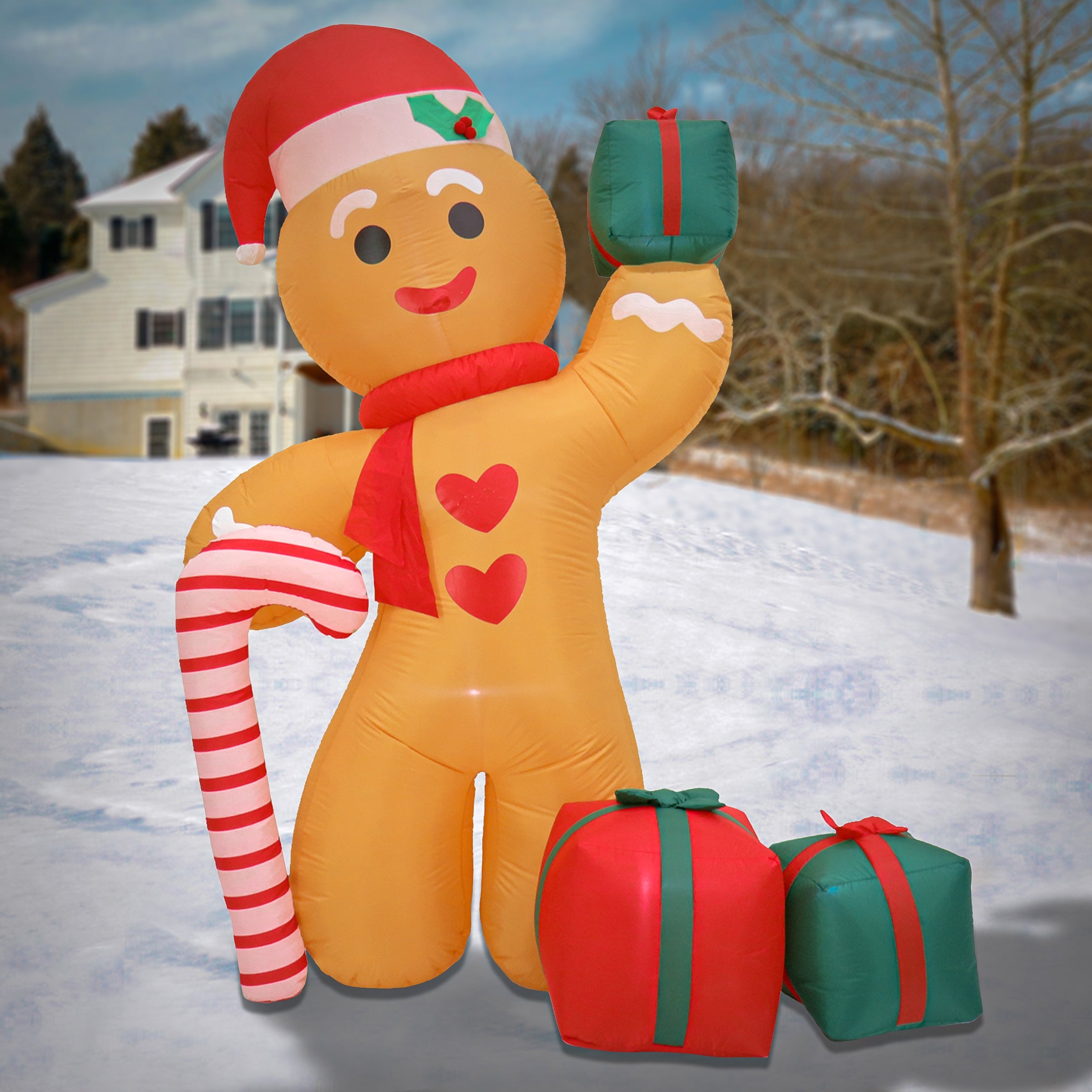8 ft. Inflatable Blow Up Gingerman