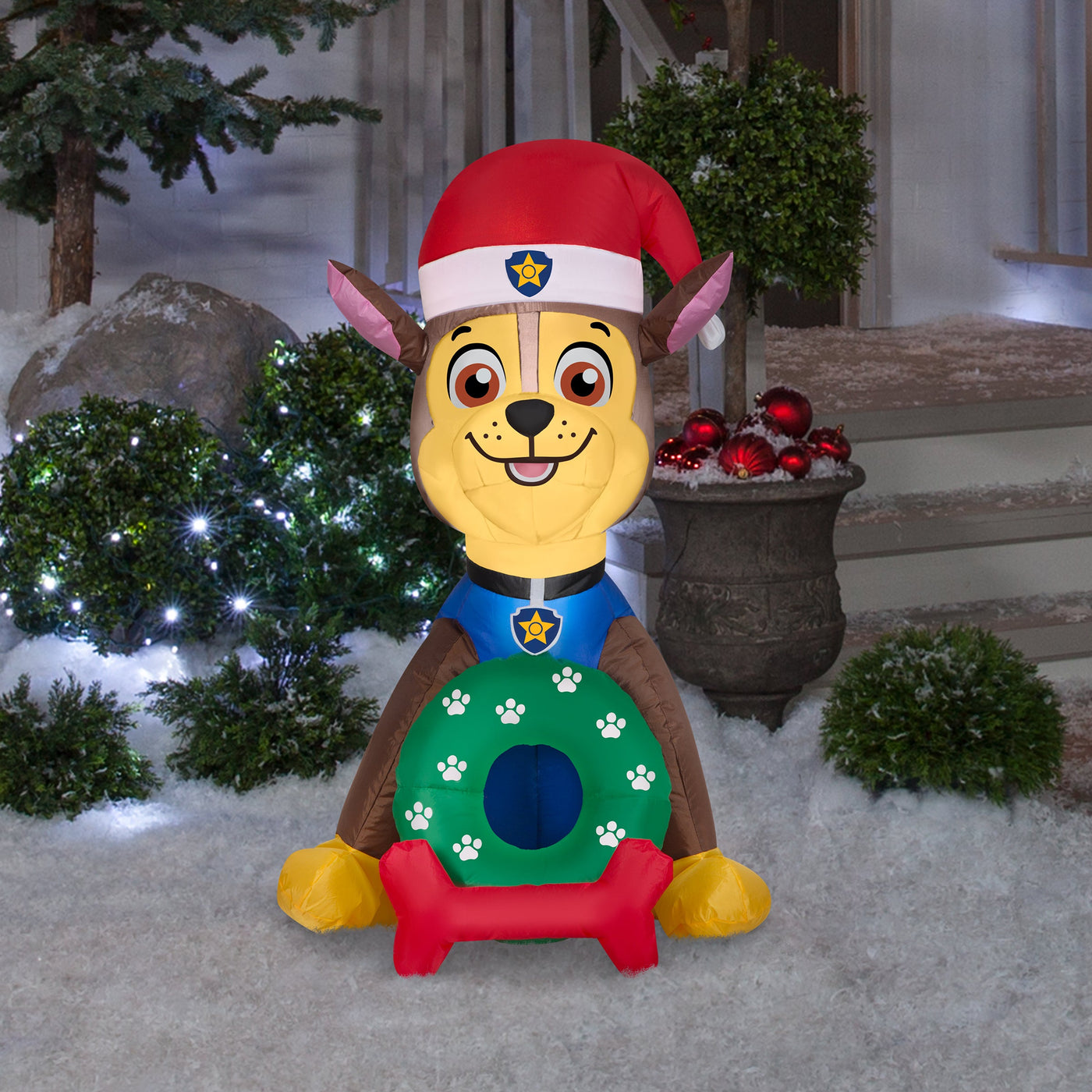 3 ft. Inflatable Chase from Paw Patrol with LED Lights