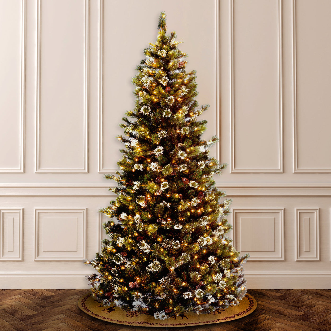4 ft. Pre-Lit Downswept Douglas Fir Slim Tree