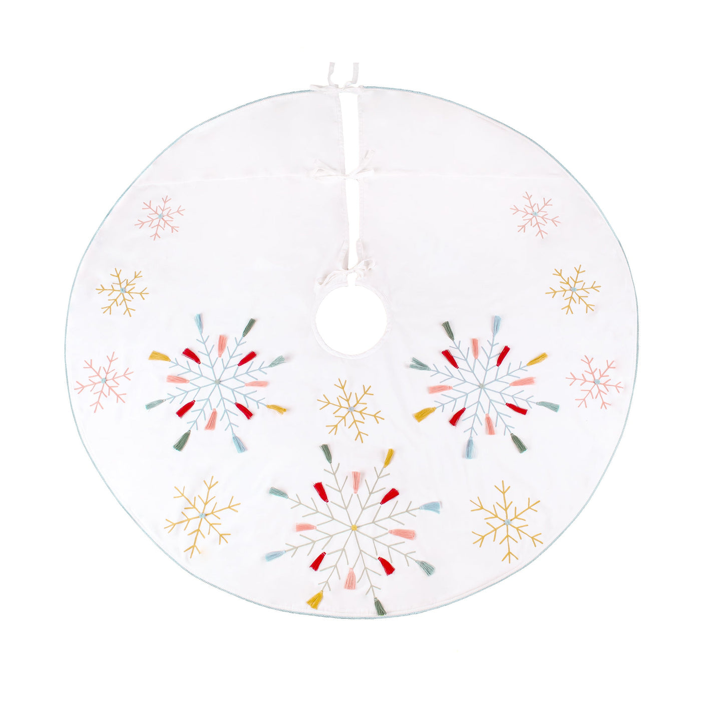 54 in. HGTV Home Collection Embroidered Boho Tree Skirt