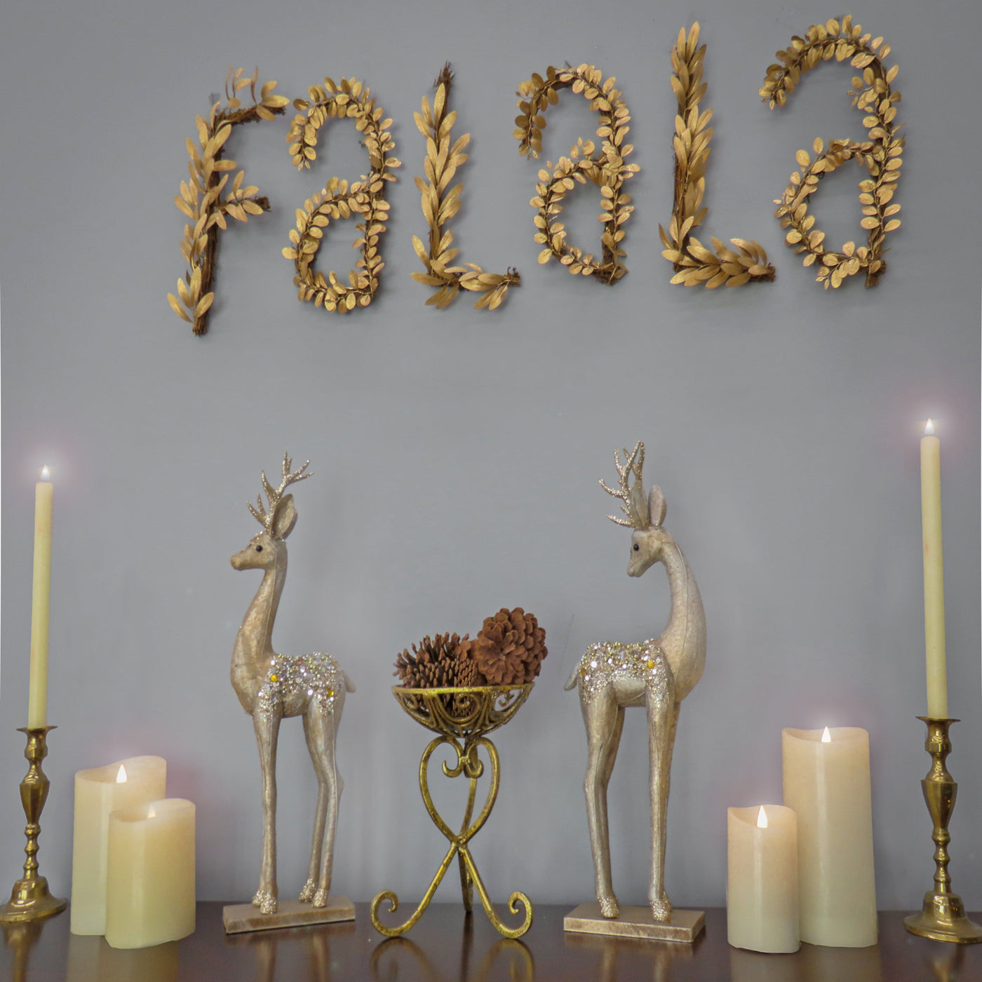 7 in. HGTV Home Collection Fa La La Wall Decoration