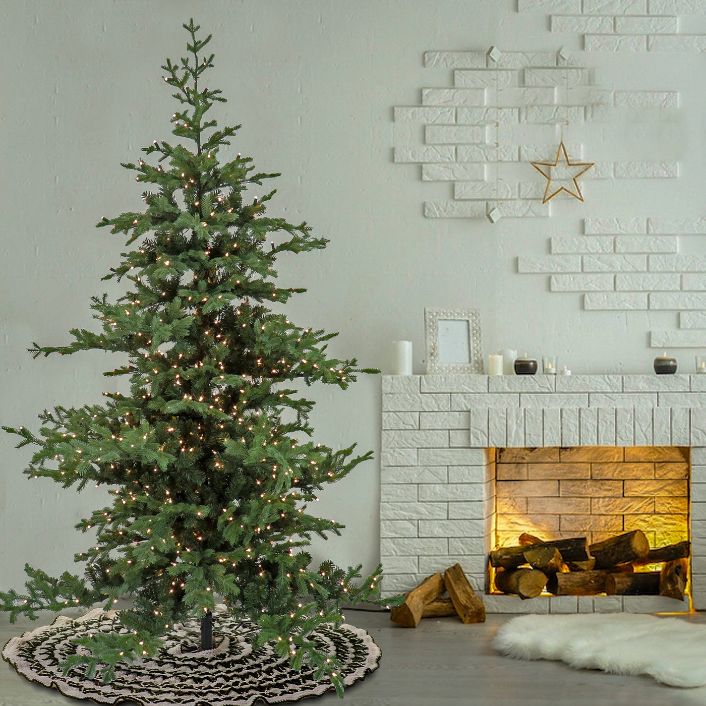 7.5 ft. Pre-Lit Decorator Tree