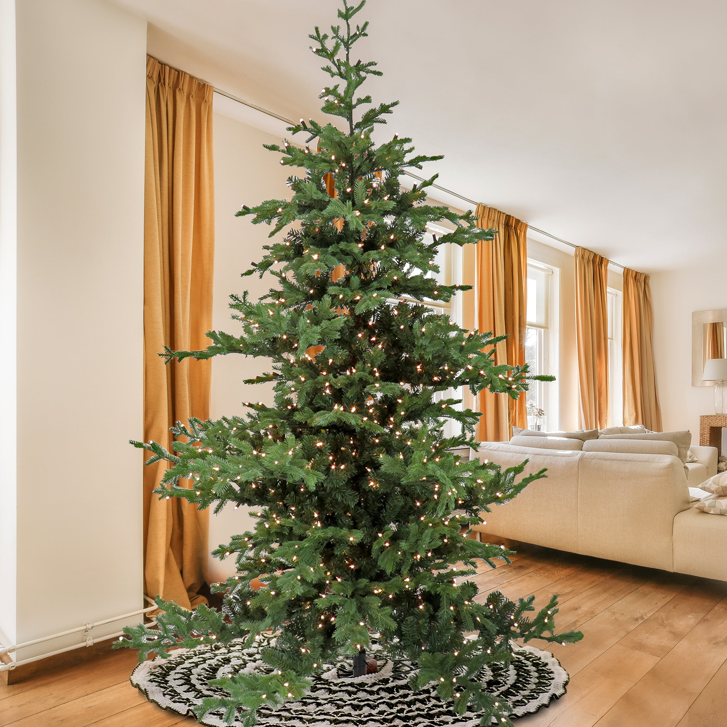 9ft. Pre-Lit Decorator Tree with PowerConnect Clear Lights