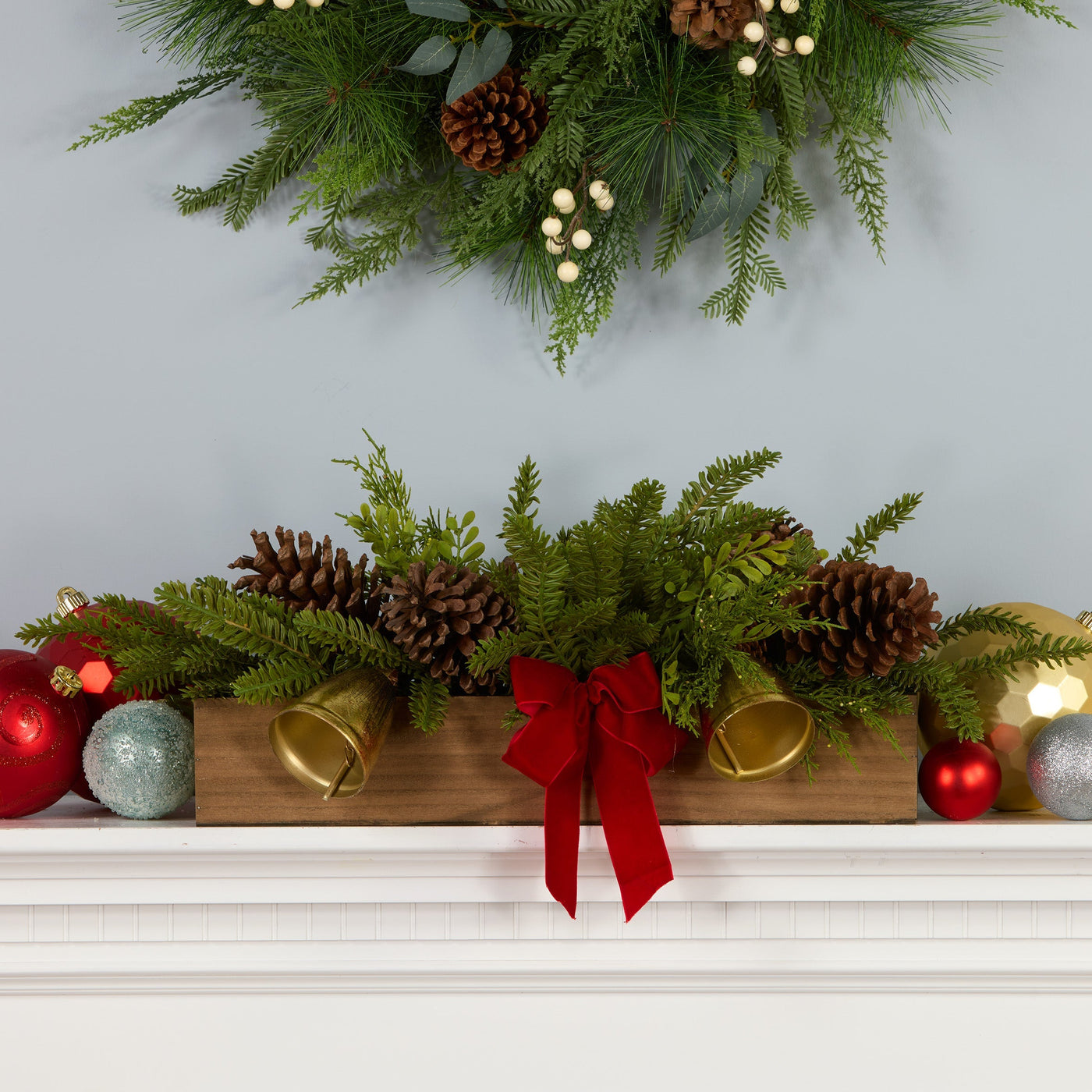 27in. Christmas Bells Centerpiece