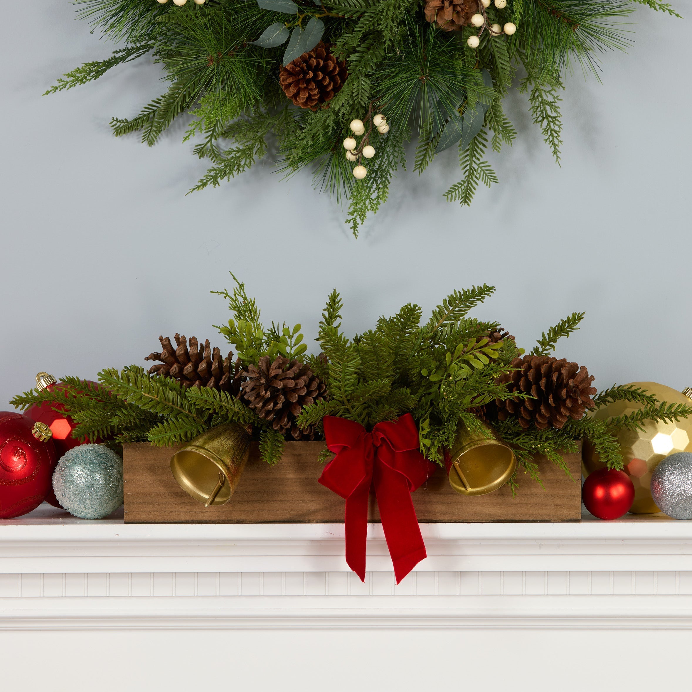 27in. Christmas Bells Centerpiece
