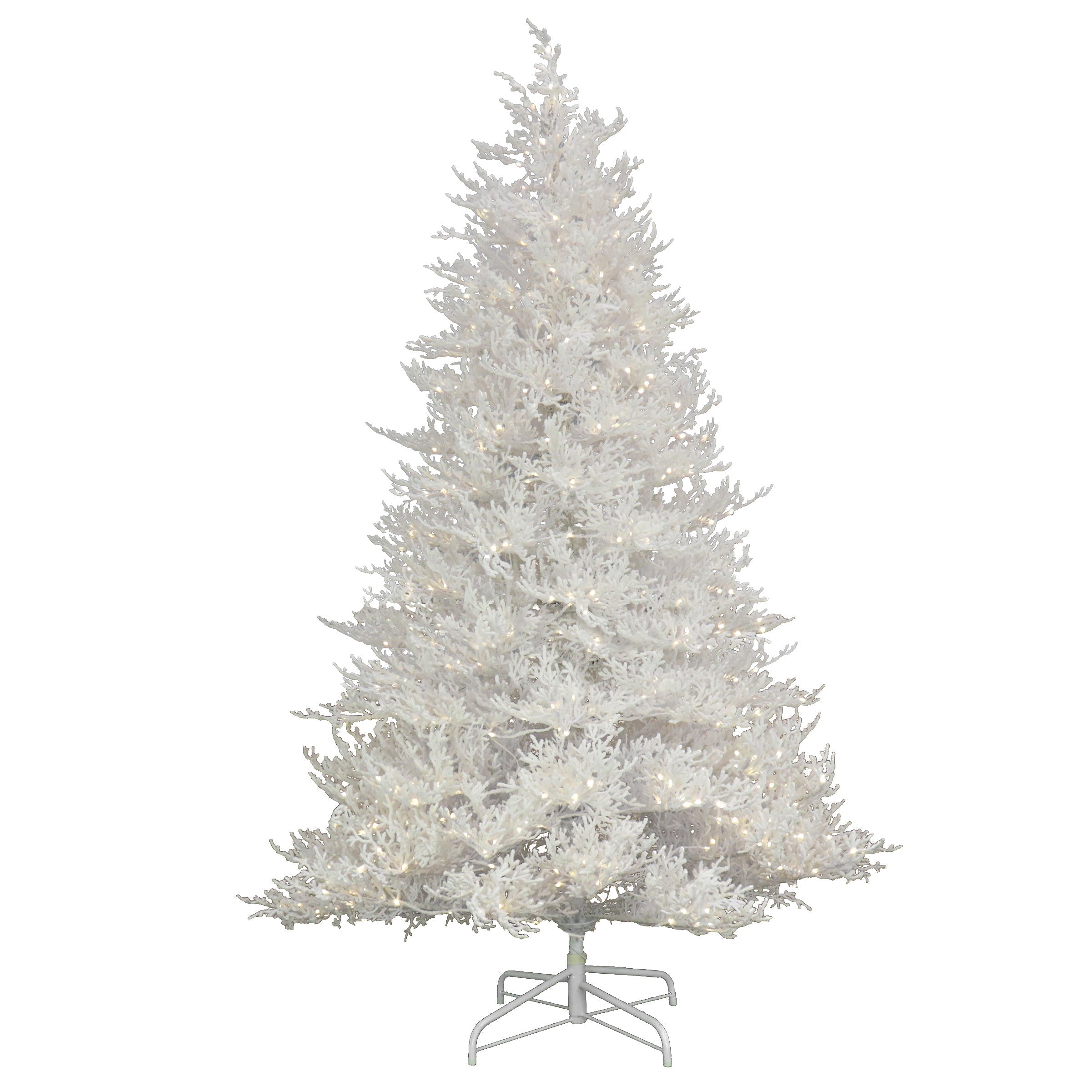 9 ft. Pre-Lit Christmas by the Sea Coral Tree with Warm White LED Lights