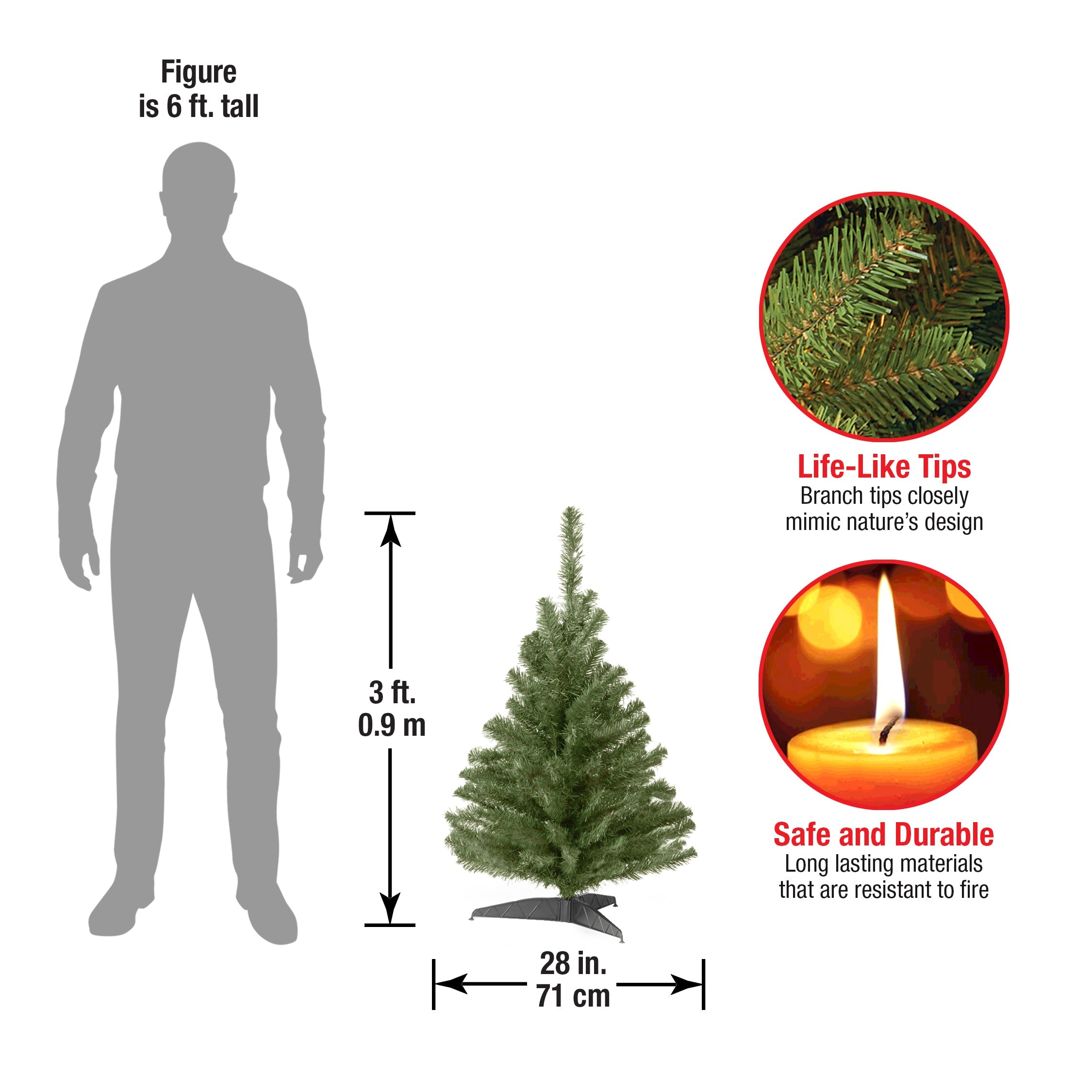 3 ft. Kincaid Spruce Tree