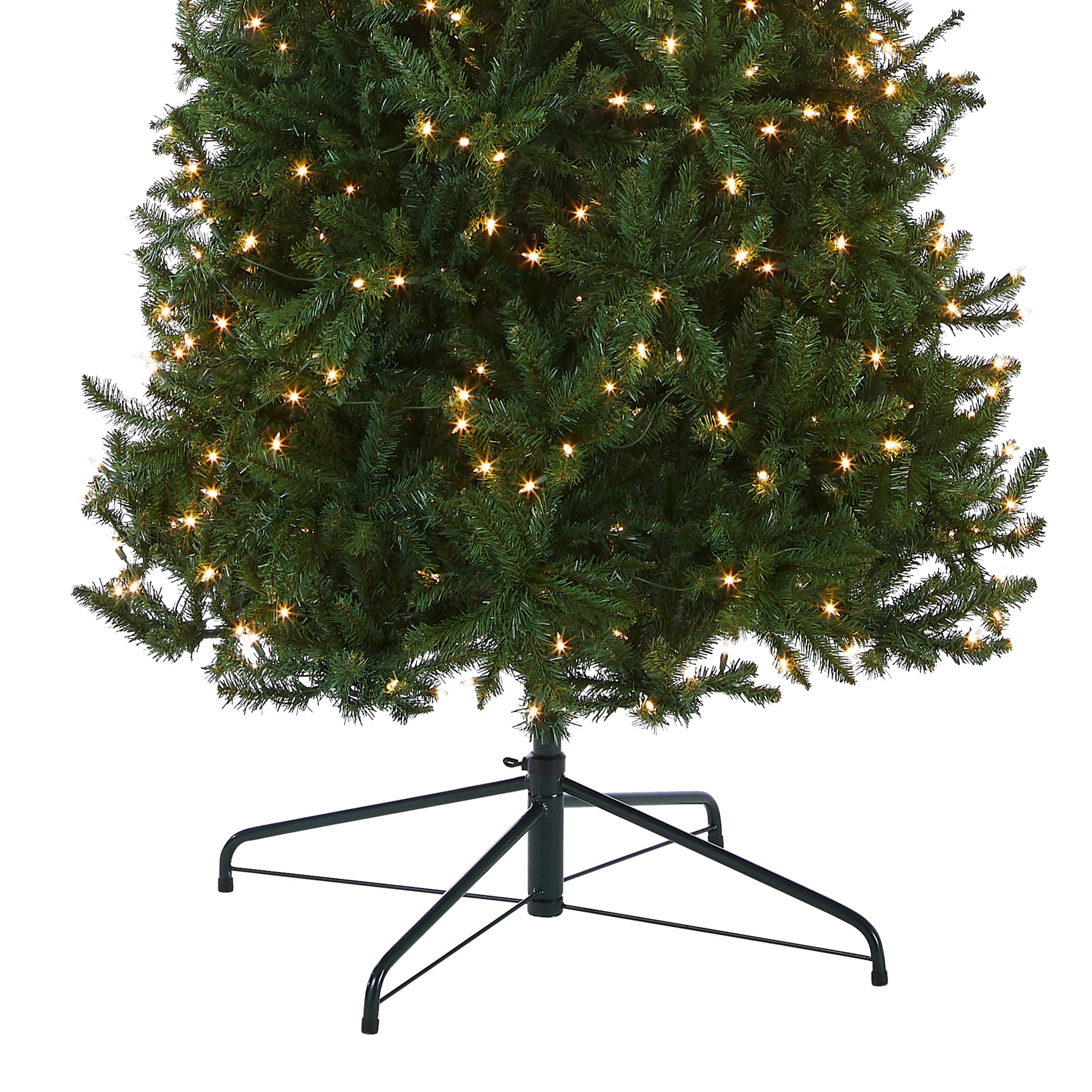 10 ft.Pre-Lit Kingswood Fir Pencil Slim Tree with Clear Lights