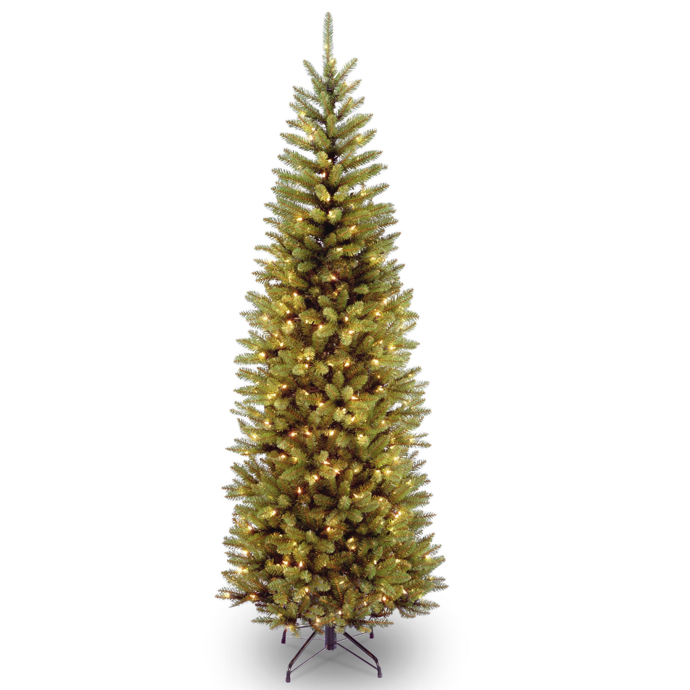 6 ft. Pre-Lit Kingswood Fir Pencil Tree with Clear Lights