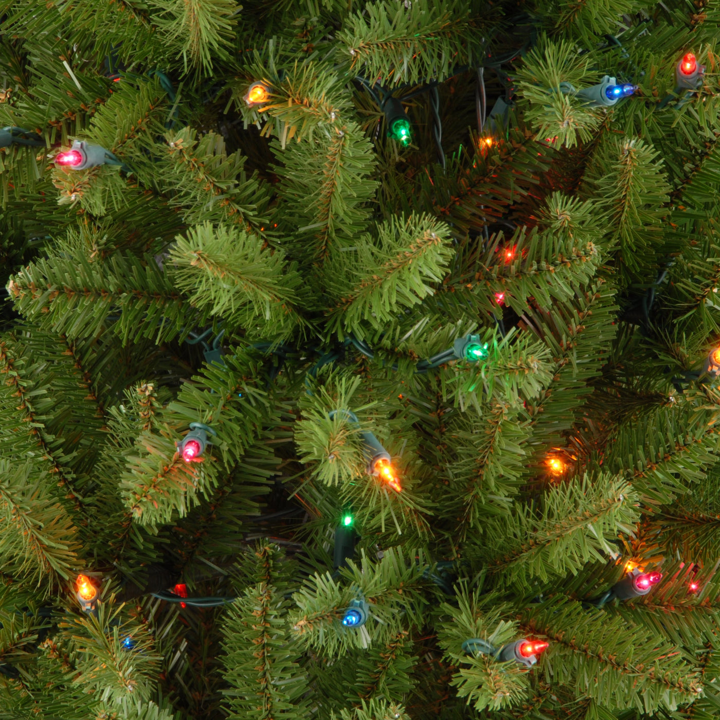 4.5 ft. Pre-Lit Kingswood Fir Pencil Tree with Multicolor Lights