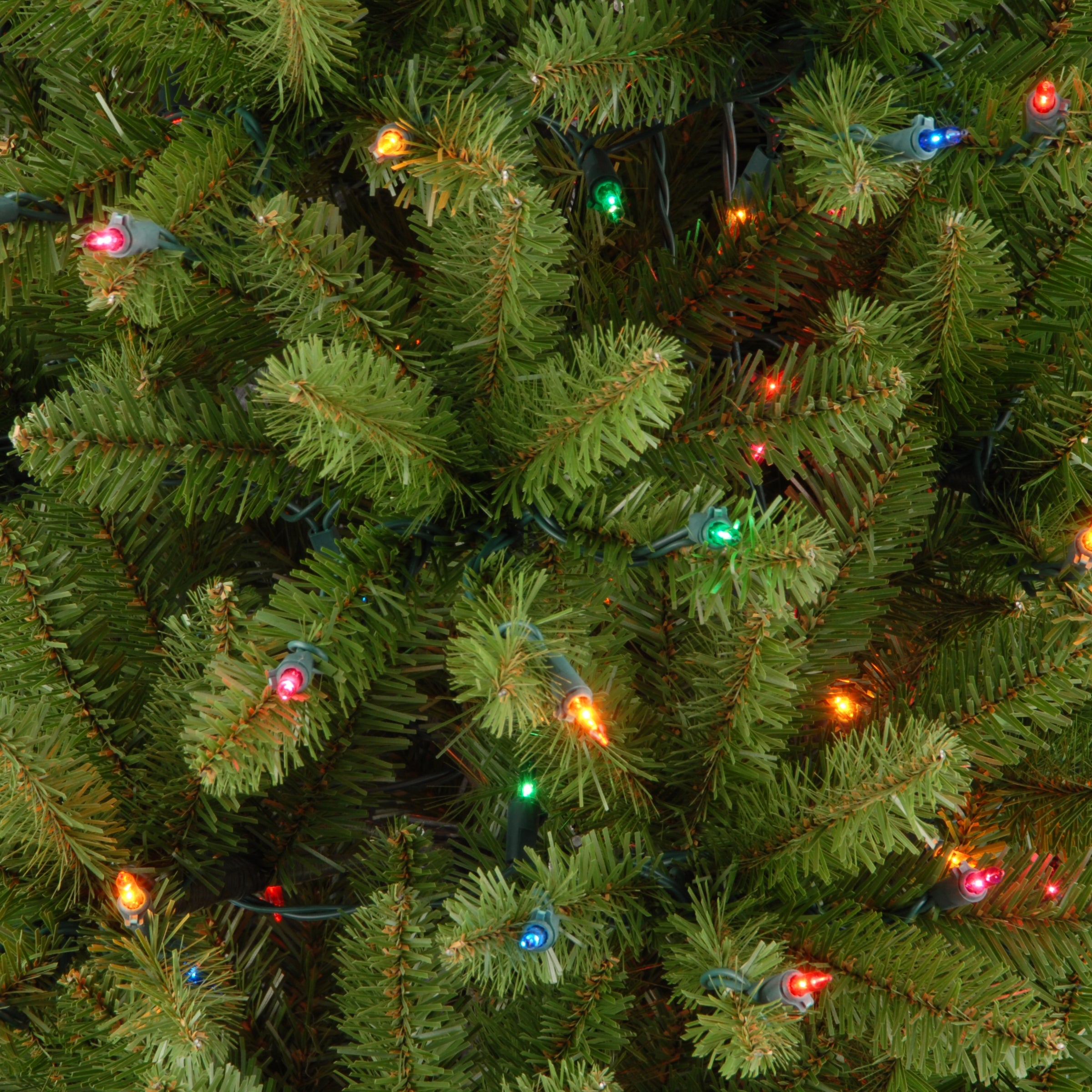 4.5 ft. Pre-Lit Kingswood Fir Pencil Tree with Multicolor Lights