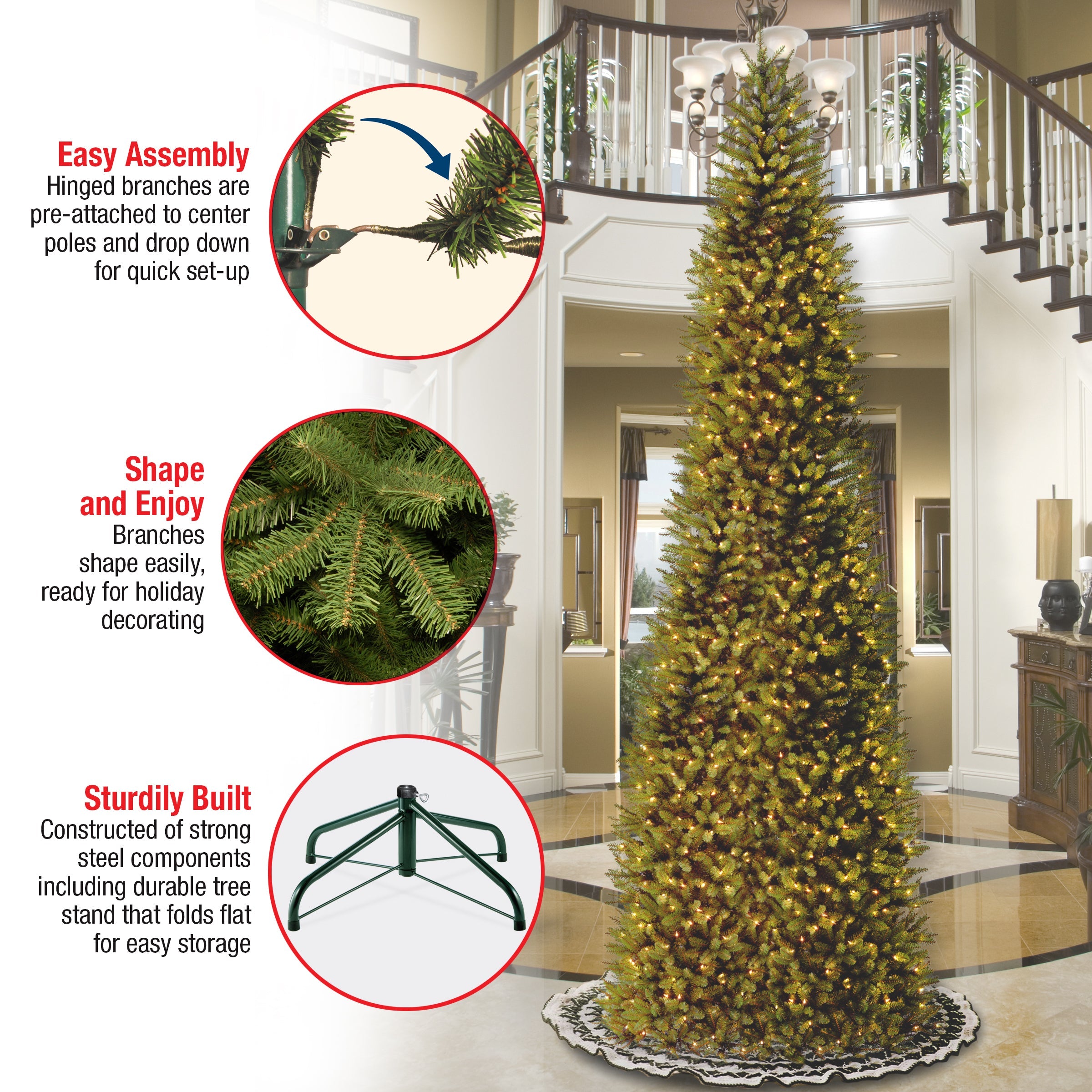 10 ft. Kingswood Fir Pencil Slim Tree