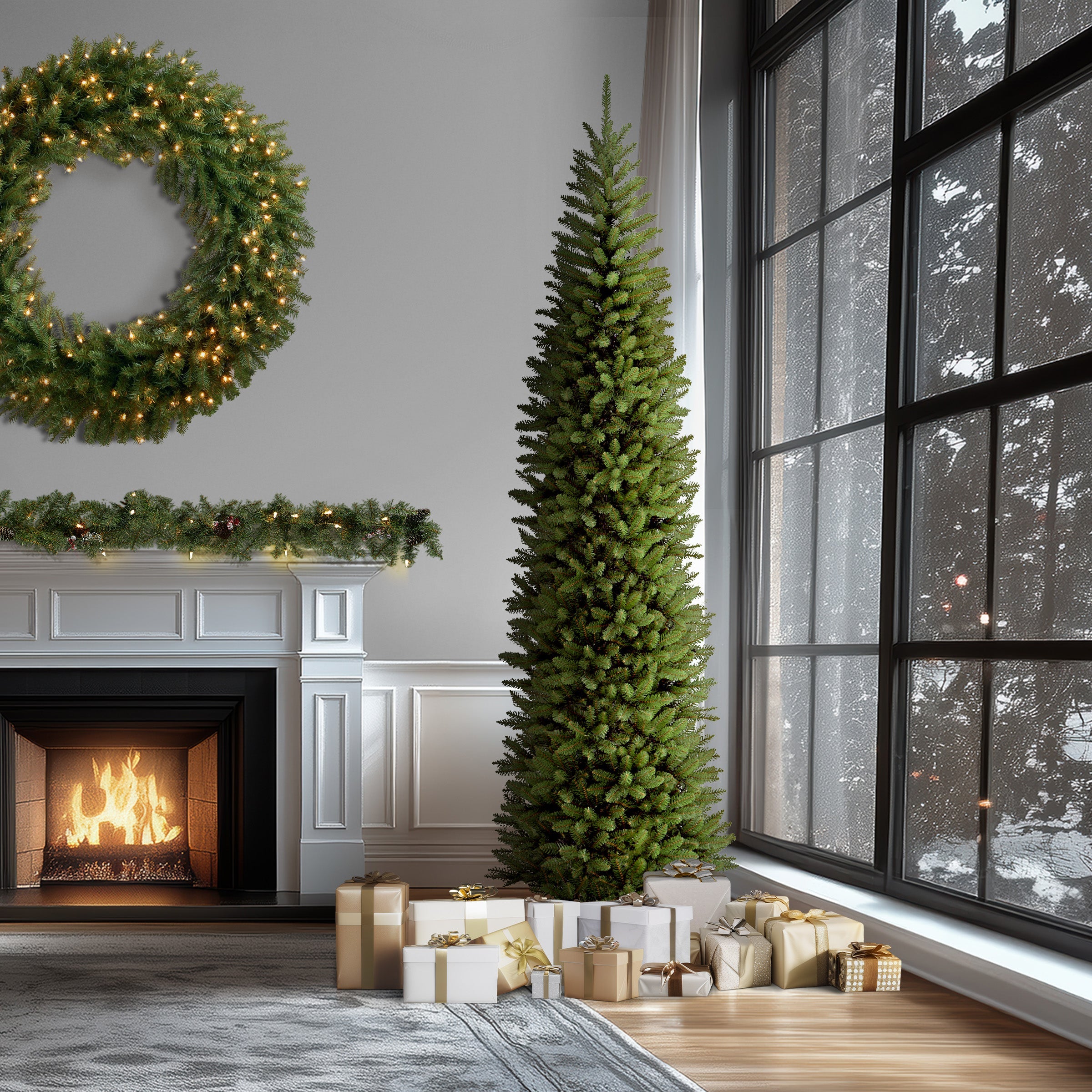 12 ft. Kingswood Fir Pencil Slim Tree