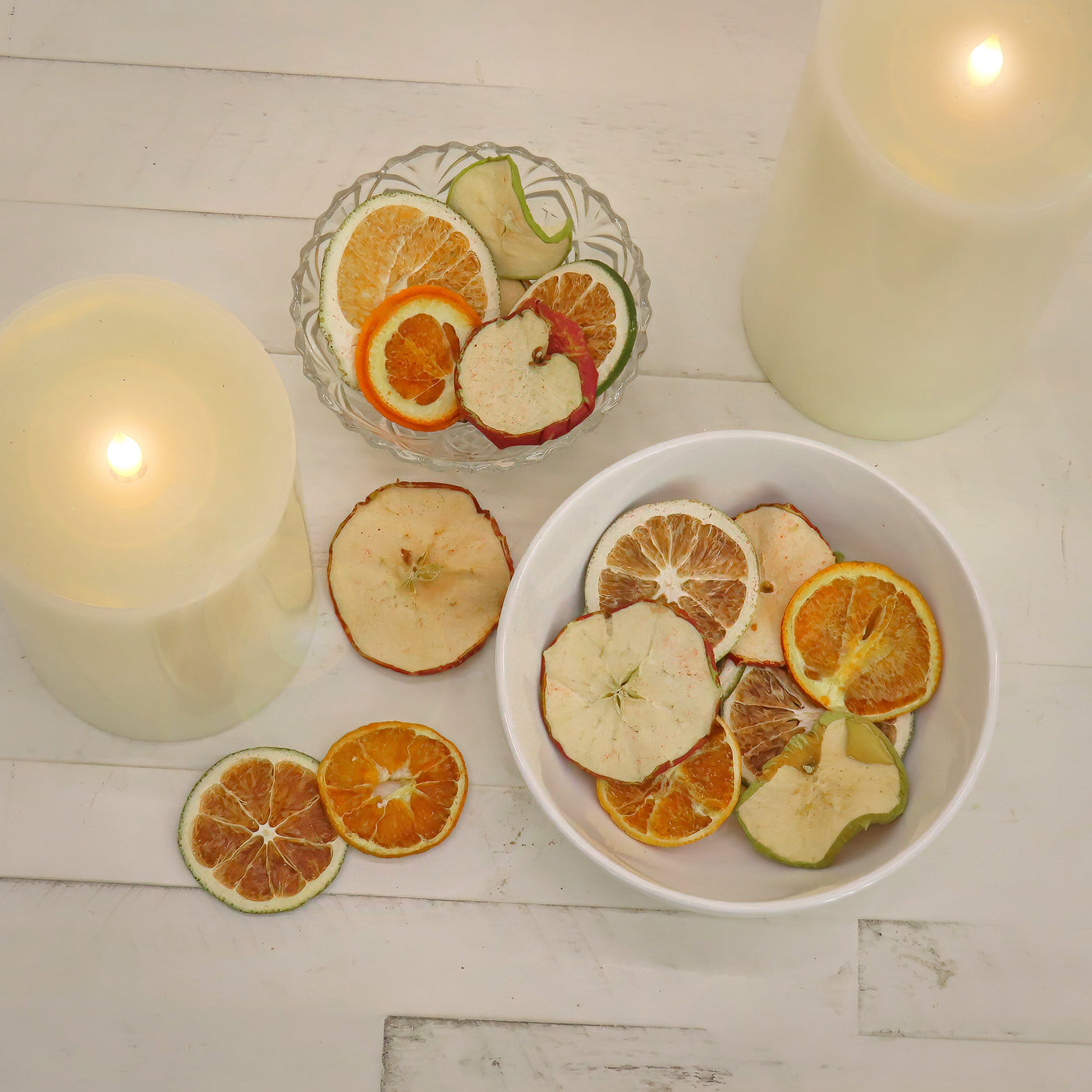 6 in. 250 Gram Mixed Potpourri- Red and Green Apples, Sliced Citrus
