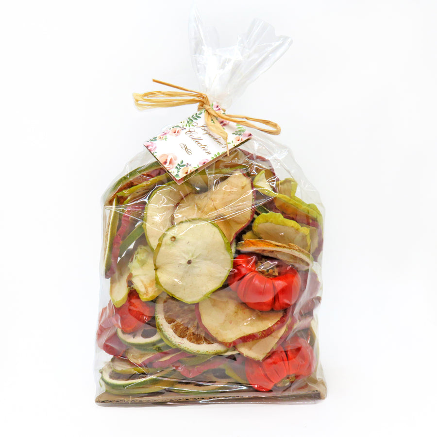 National Tree Company 6" 250 Gram Mixed Potpourri- Red and Green Apples, Sliced Limes, and Chiles