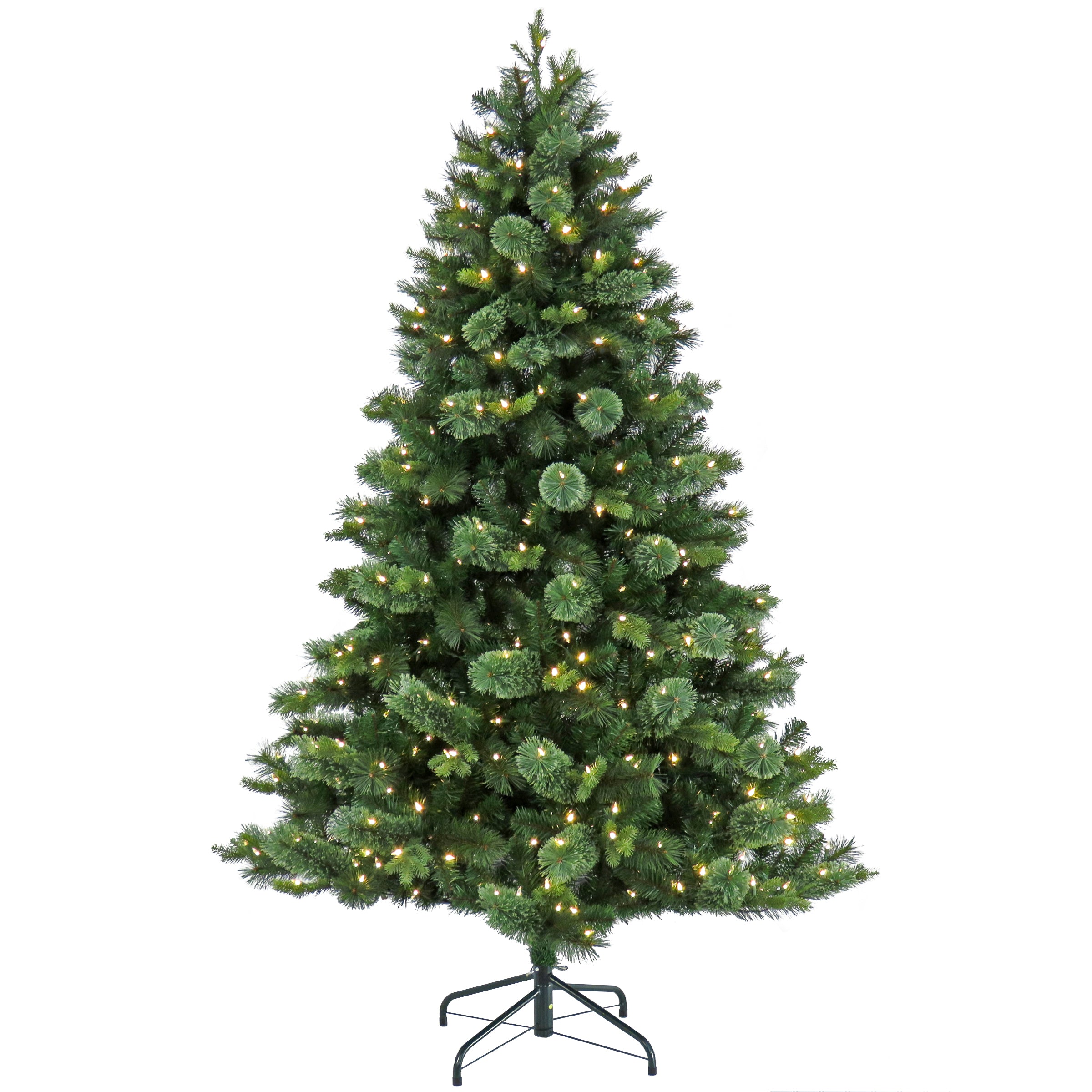7 ft. Pre-Lit Montreal Pine Tree with LED Lights