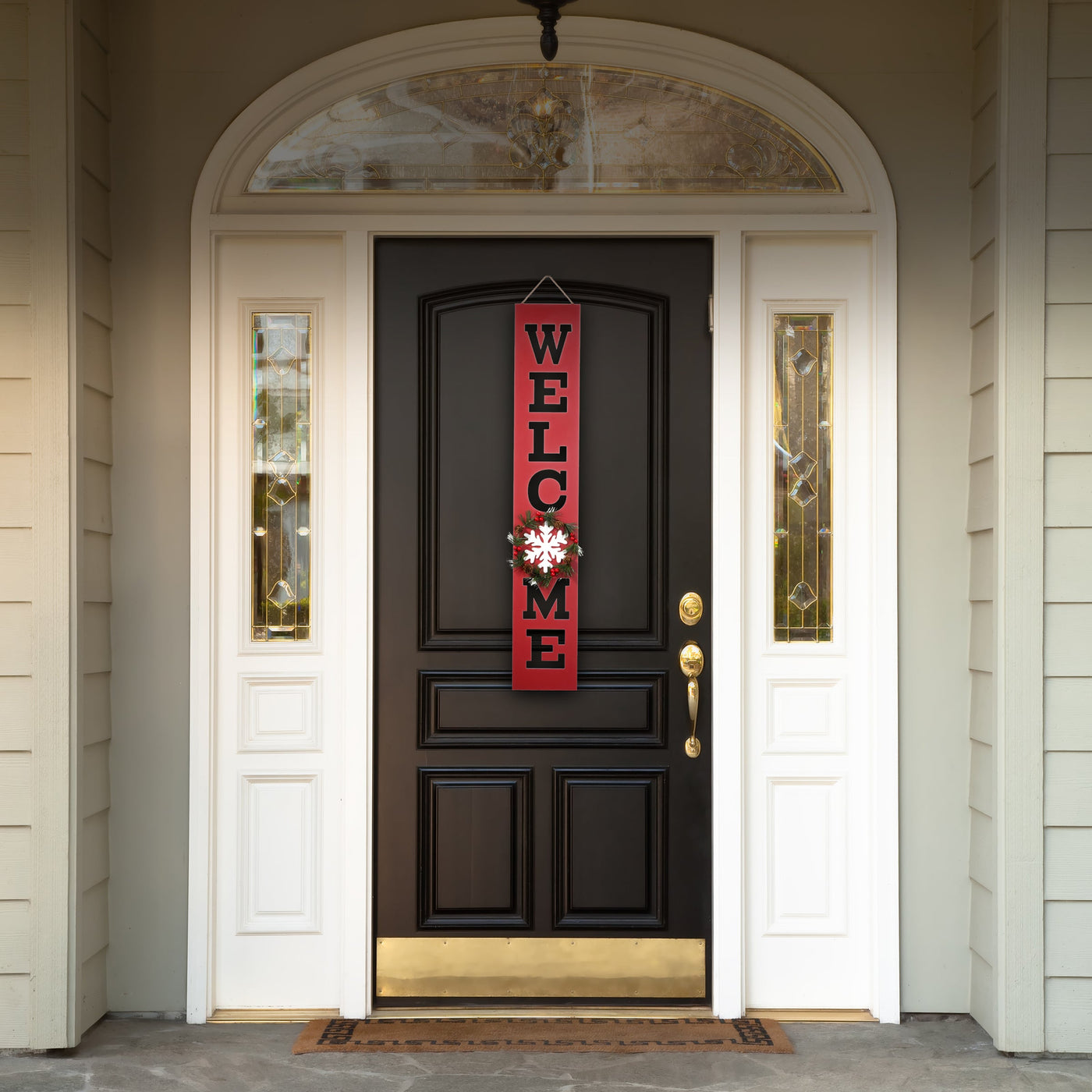 42 in. Winter Welcome Sign