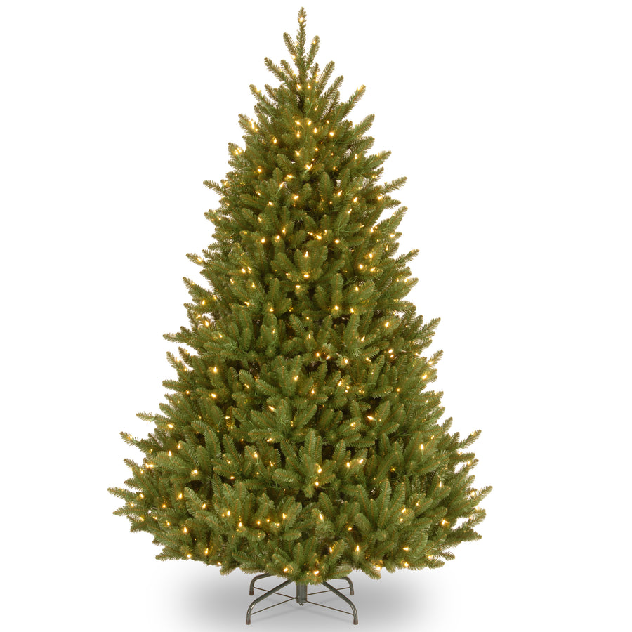 6.5 ft. Pre-Lit Natural Fraser Fir Medium Tree with Clear Lights