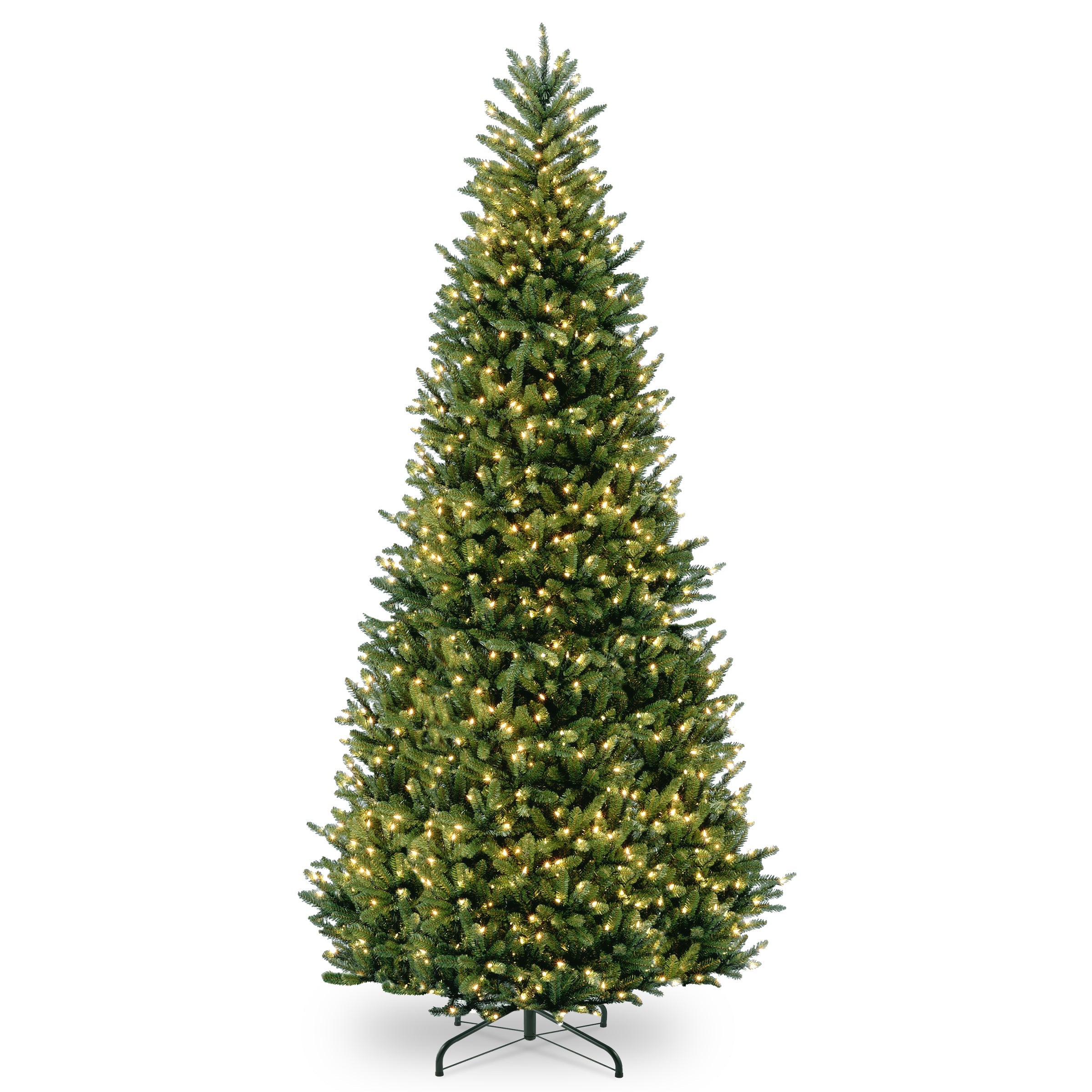10 ft. Pre-Lit Natural Fraser Slim Fir Tree with Clear Lights