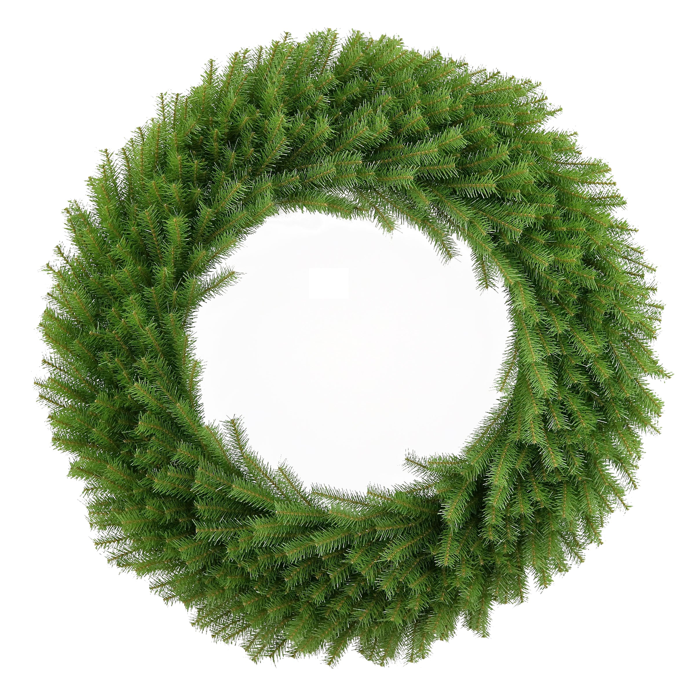 48 in. Pre-Lit Norwood Fir Wreath with Multicolor Lights