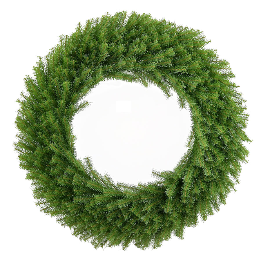 48 in. Pre-Lit Norwood Fir Wreath with Multicolor Lights