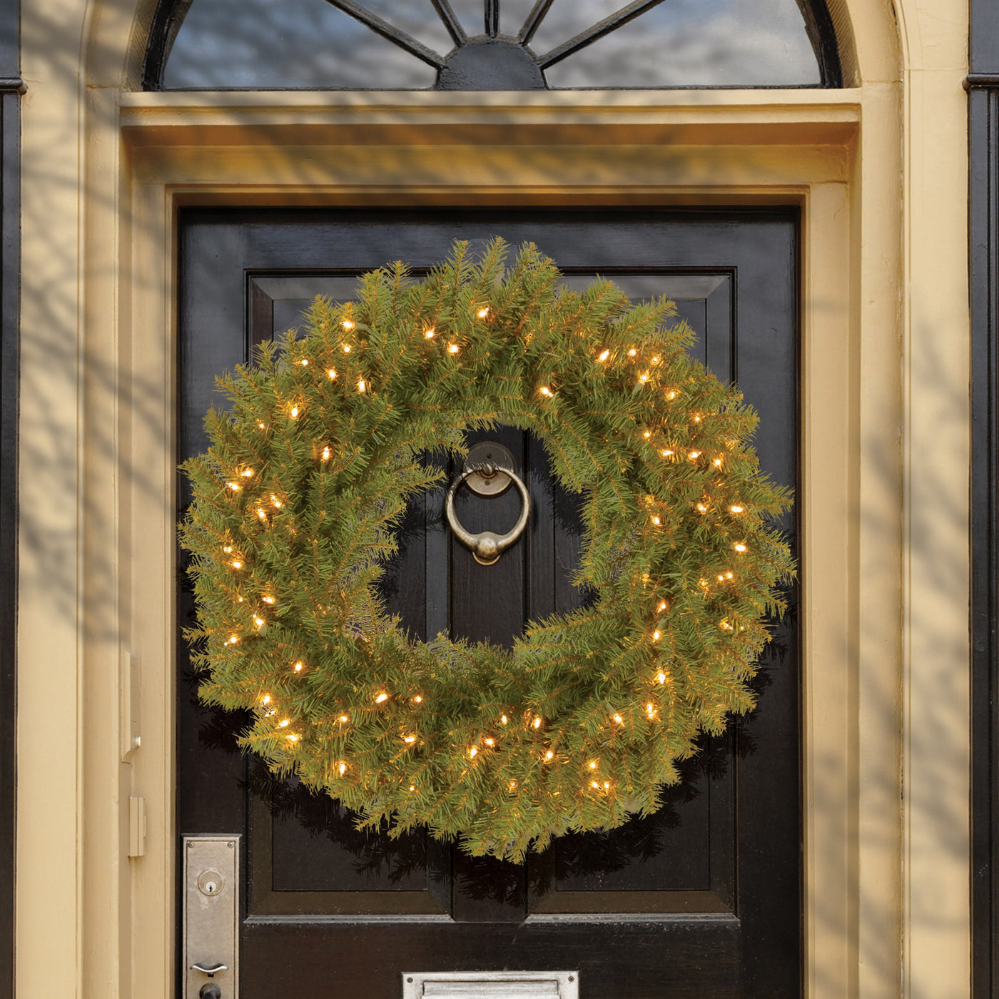 30 in. Pre-Lit Norwood Fir Wreath with Twinkly LED Lights