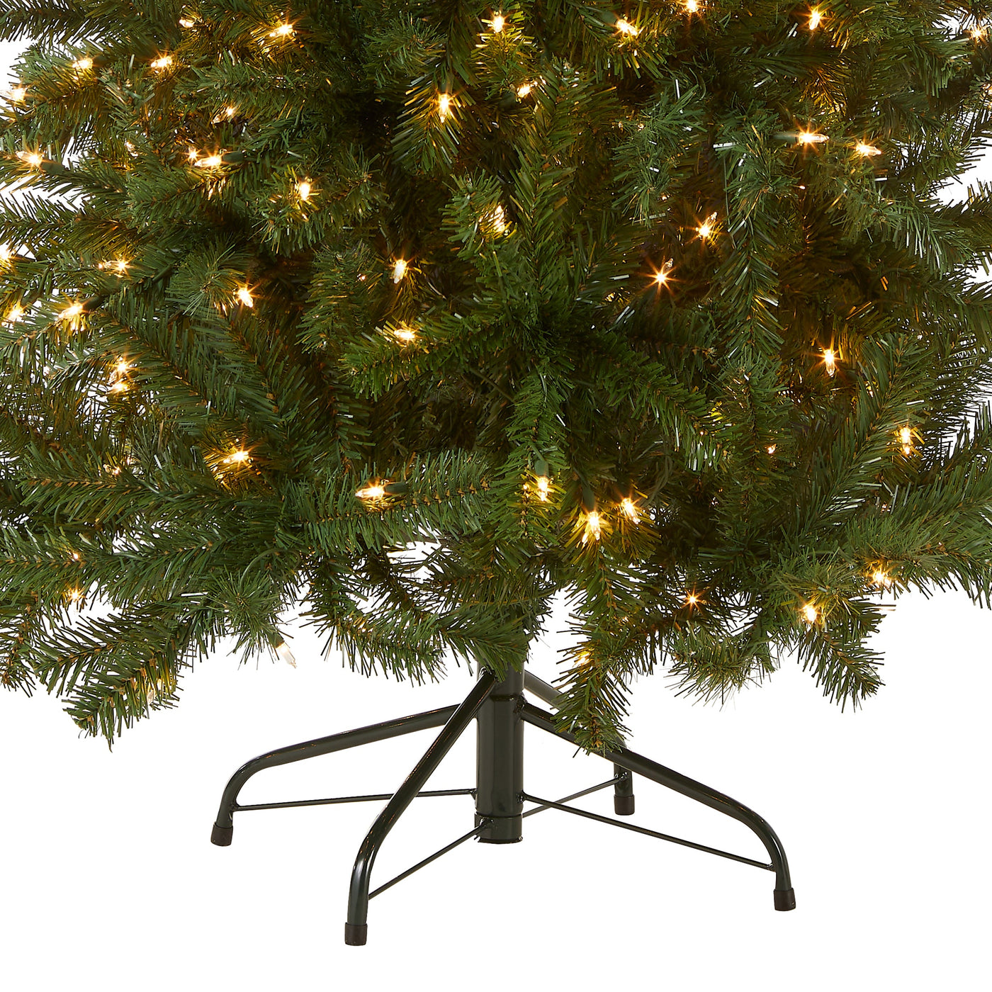 5 ft. Pre-Lit North Valley Spruce Tree with Clear Lights