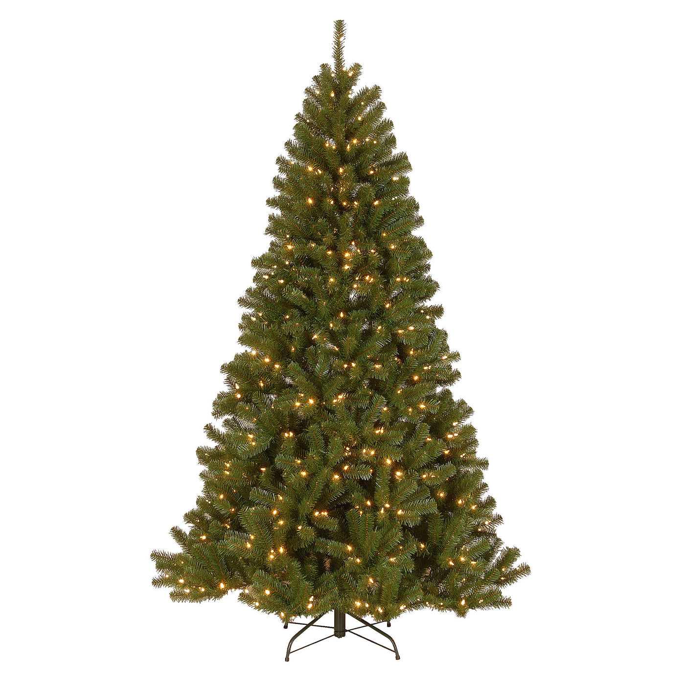 7.5 ft. Pre-Lit North Valley Spruce Tree with Clear Lights