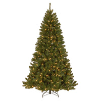 7.5 ft. Pre-Lit North Valley Spruce Tree with PowerConnect Light Parade LED Lights