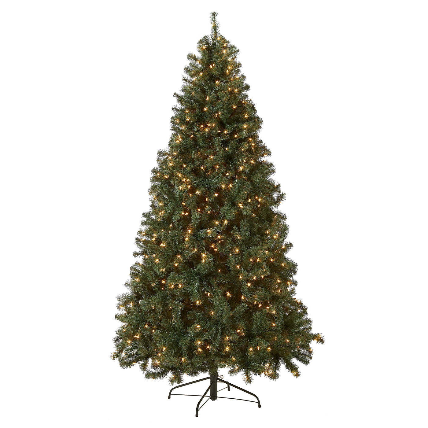 7.5 ft. Pre-Lit North Valley Spruce Blue Tree with Clear Lights