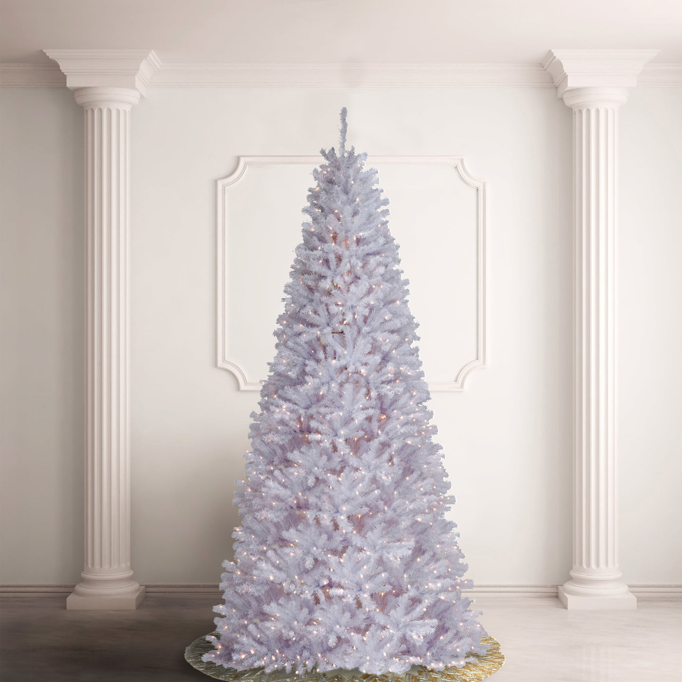 14ft. Pre-Lit North Valley White Spruce Tree with Clear Lights