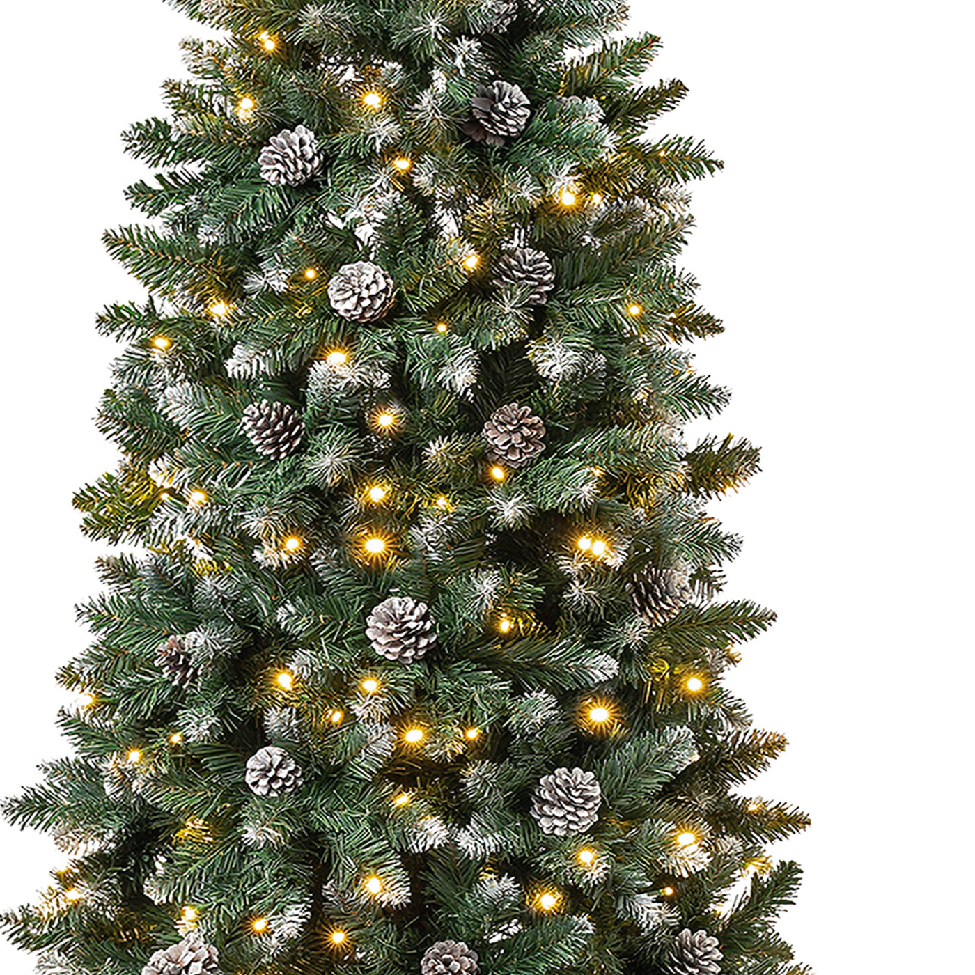 7.5 ft. Pre-Lit Oakley Hills Slim Tree with LED Lights
