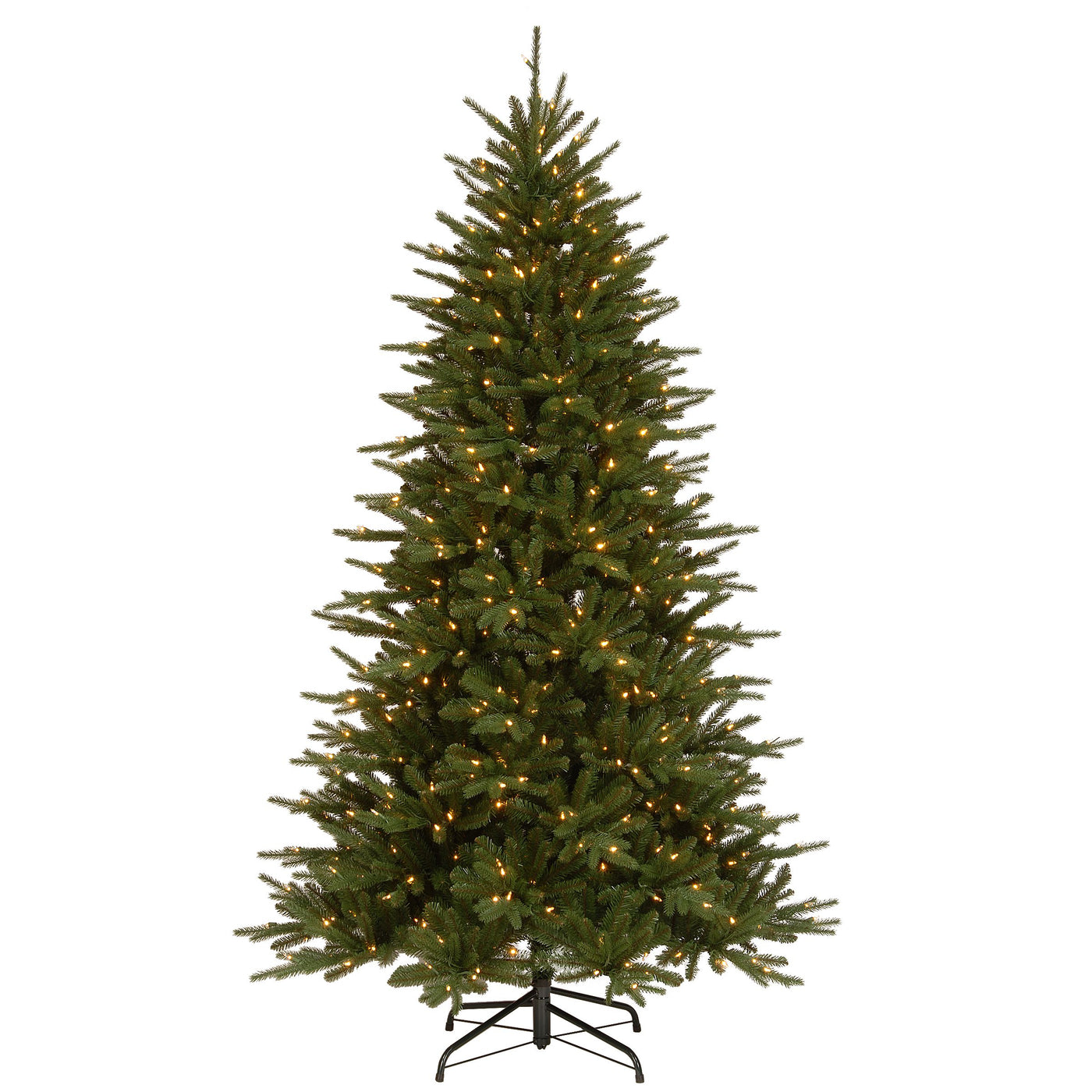 7.5 ft. Pre-Lit Easton Spruce Tree with Dual Color LED Lights