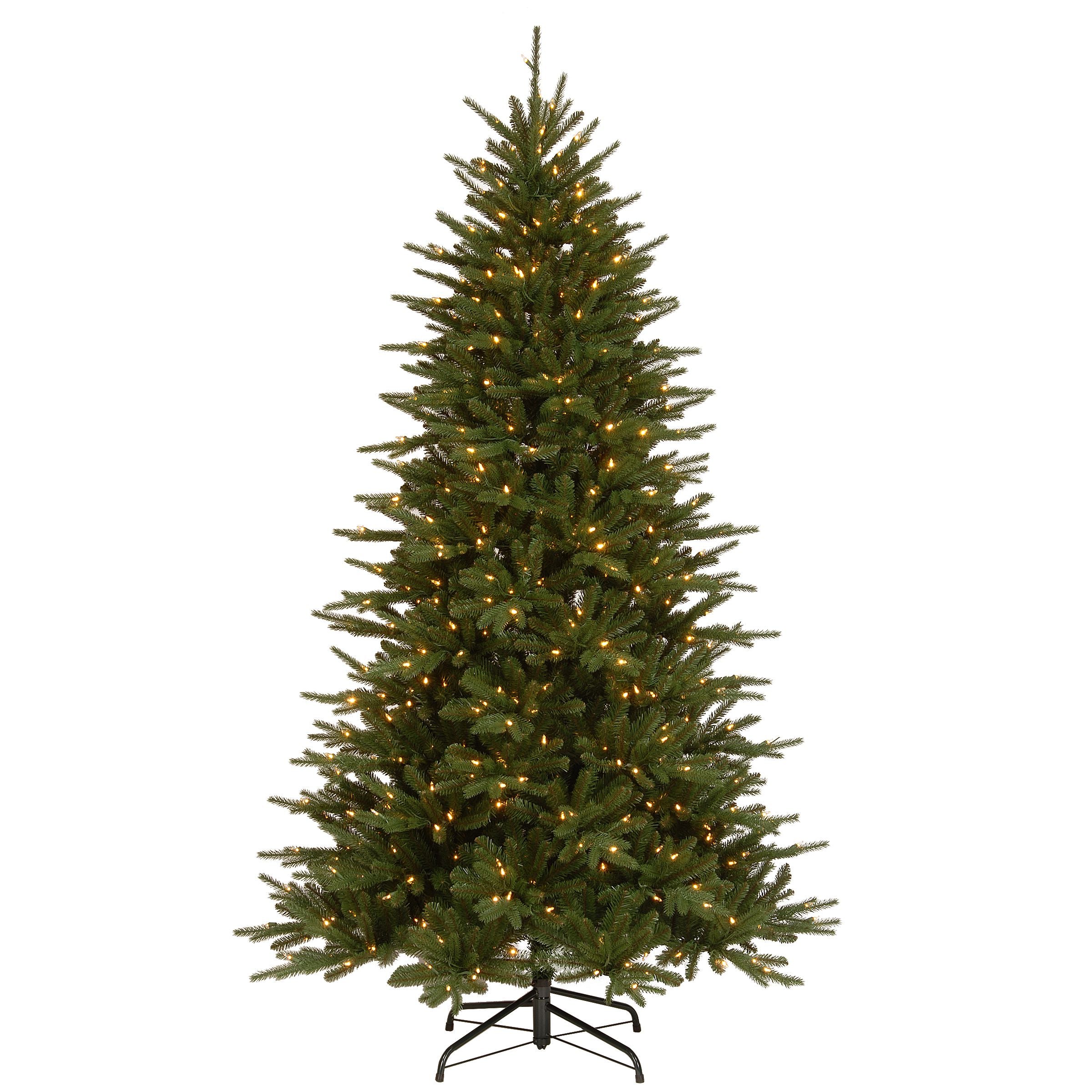 7.5 ft. Pre-Lit Easton Spruce Tree with Dual Color LED Lights