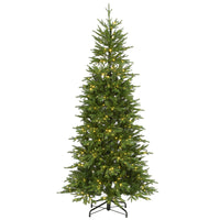 7.5 ft. Pre-Lit Bedminster Spruce Slim Tree with Dual Color LED Infinity Lights