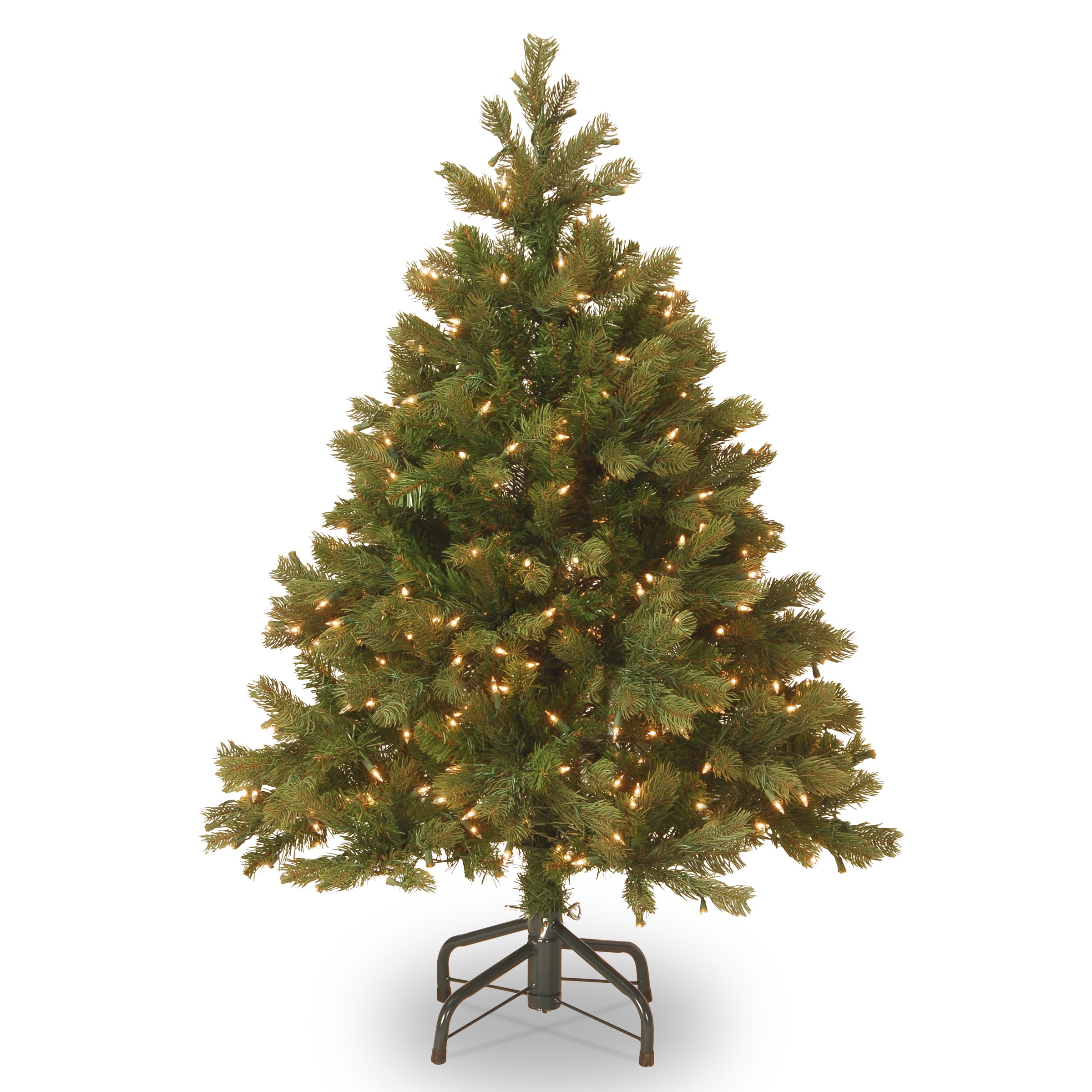 4.5 ft. Pre-Lit Downswept Douglas Fir Tree with Warm White LED Lights