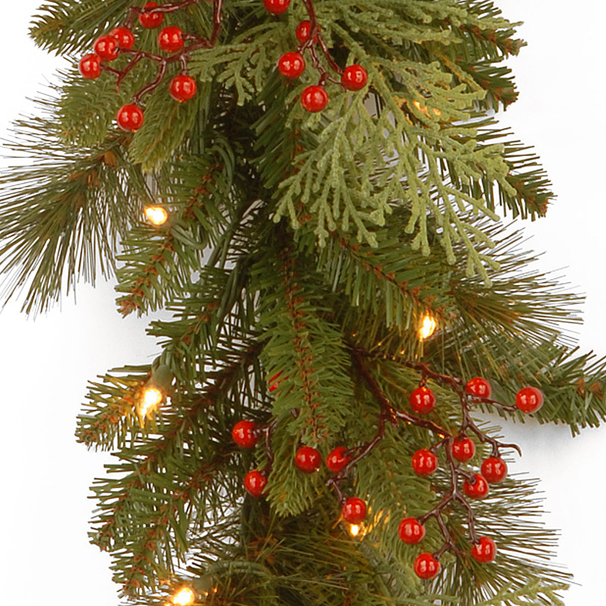 9 ft. Pre-Lit Classical Collection Garland with Clear Lights