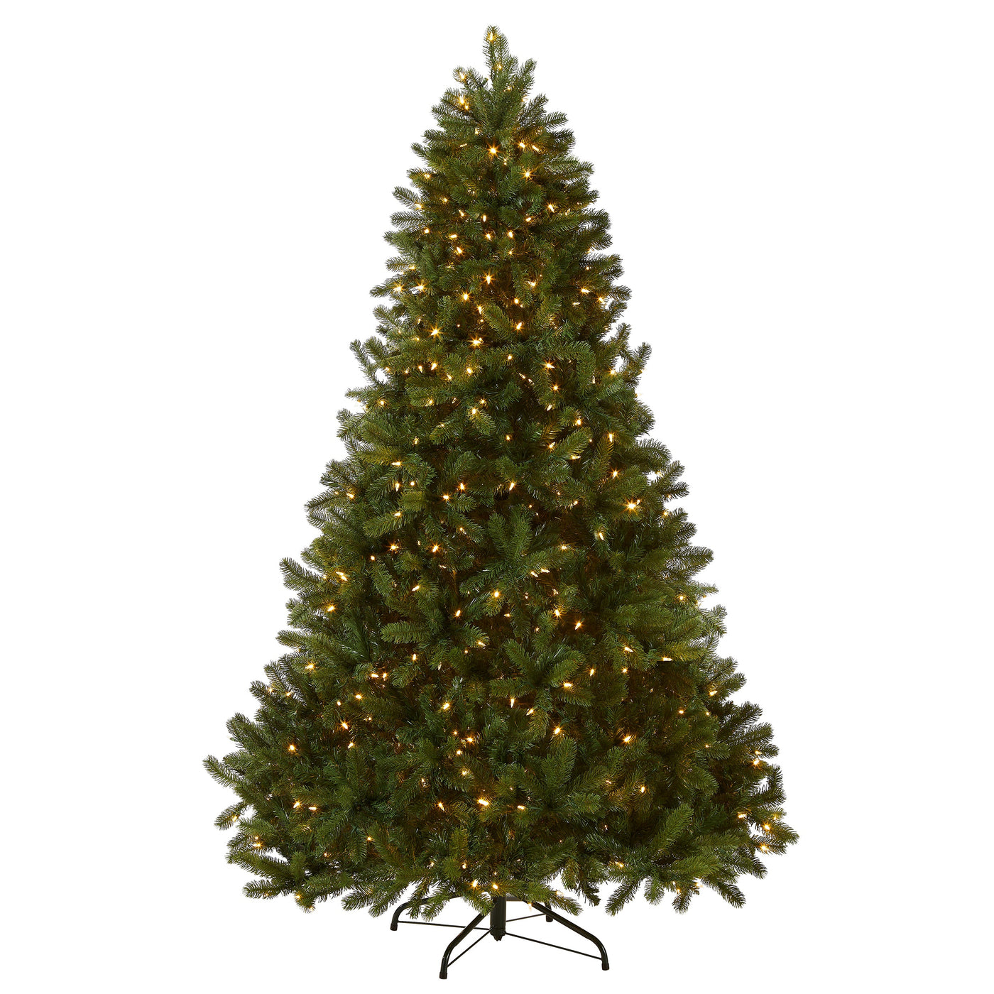 7.5 ft. Pre-Lit Downswept Douglas Fir Tree with Dual Color LED Lights